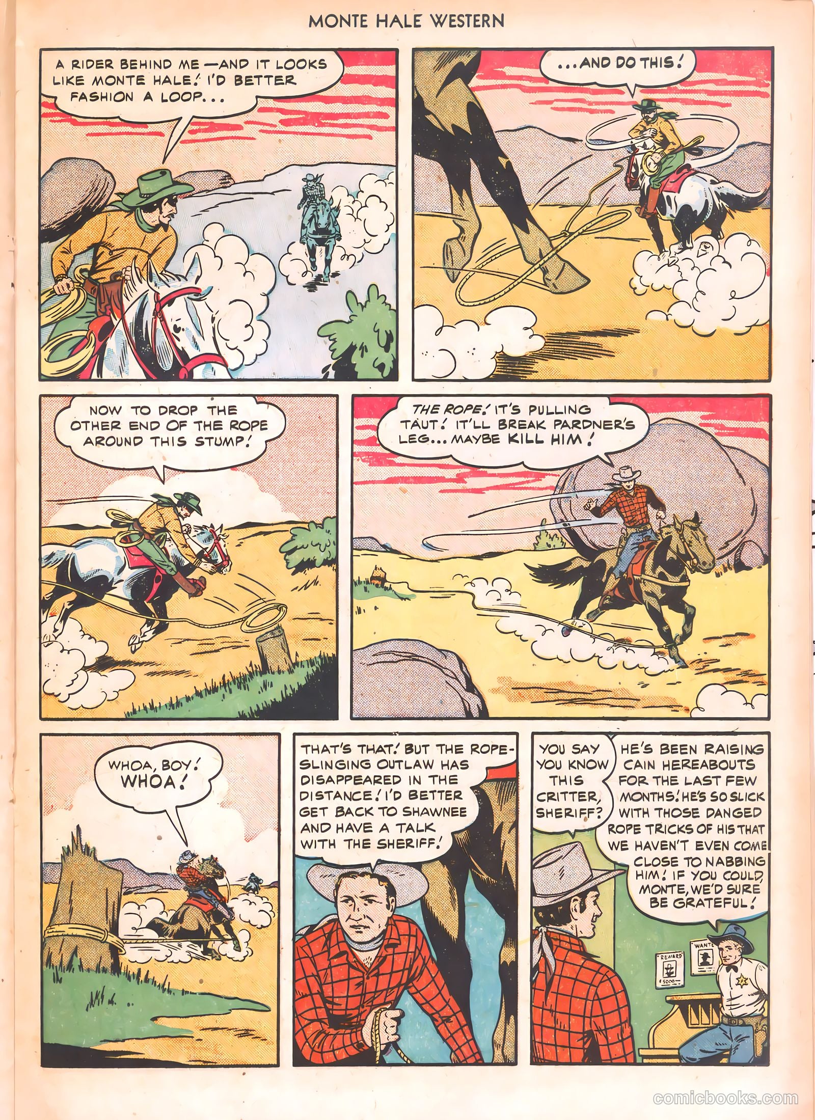 Monte Hale Western #54 (1950) — page 29 of 52