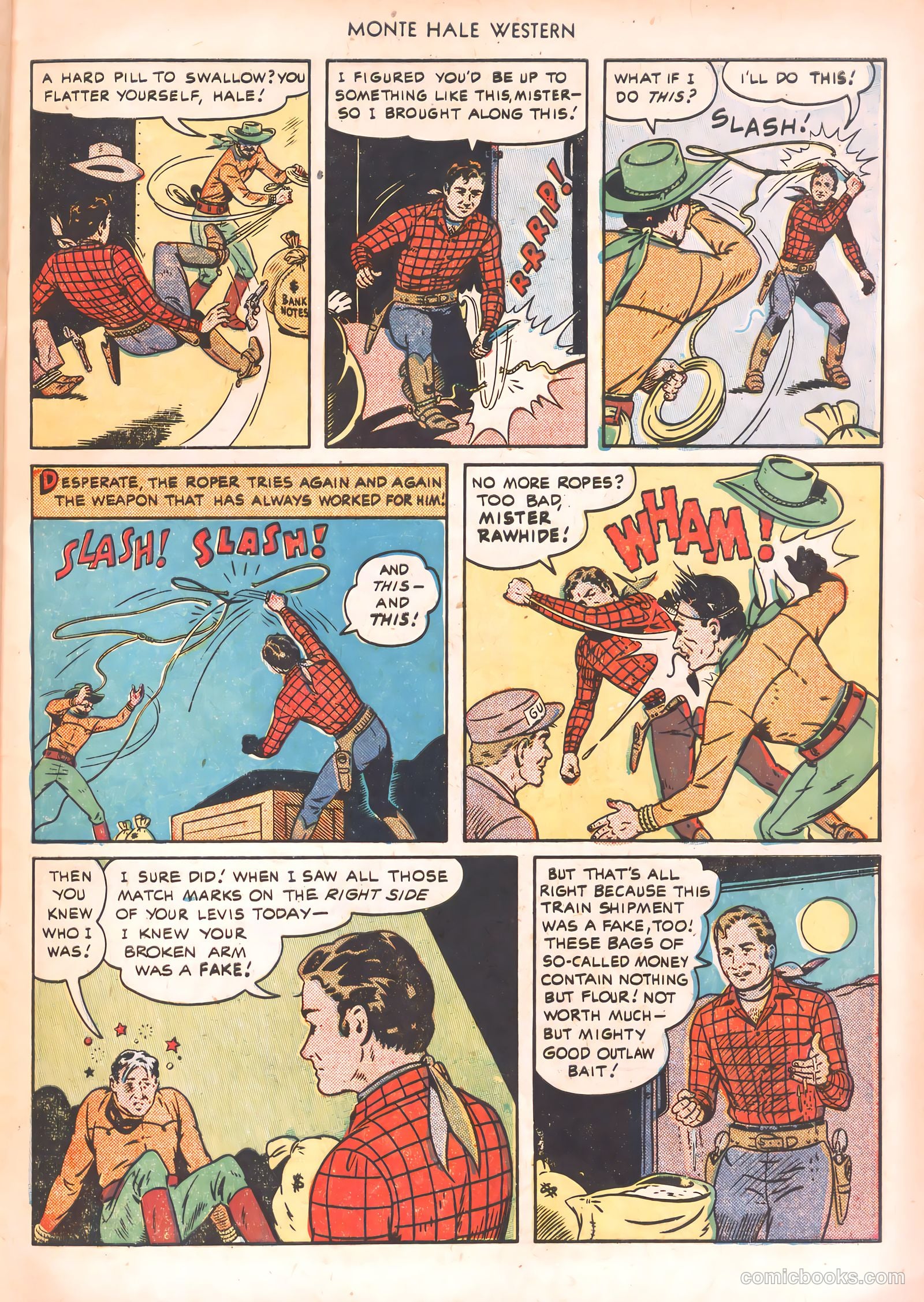 Monte Hale Western #54 (1950) — page 33 of 52