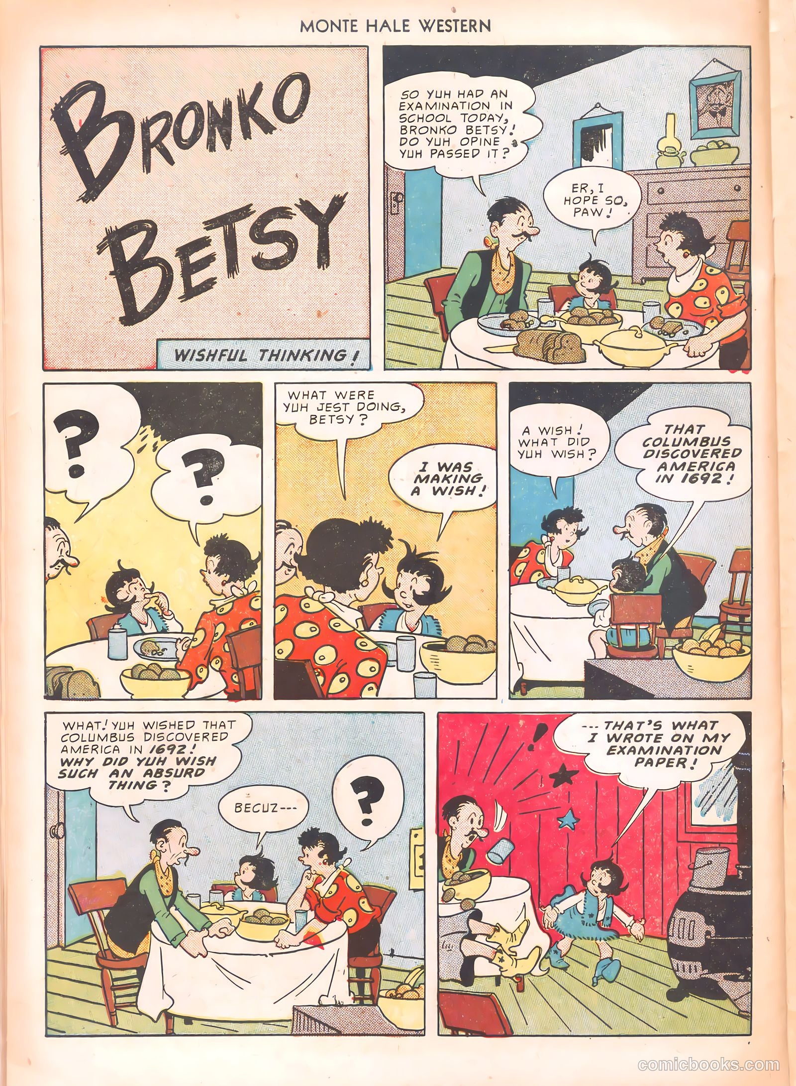 Monte Hale Western #54 (1950) — page 34 of 52