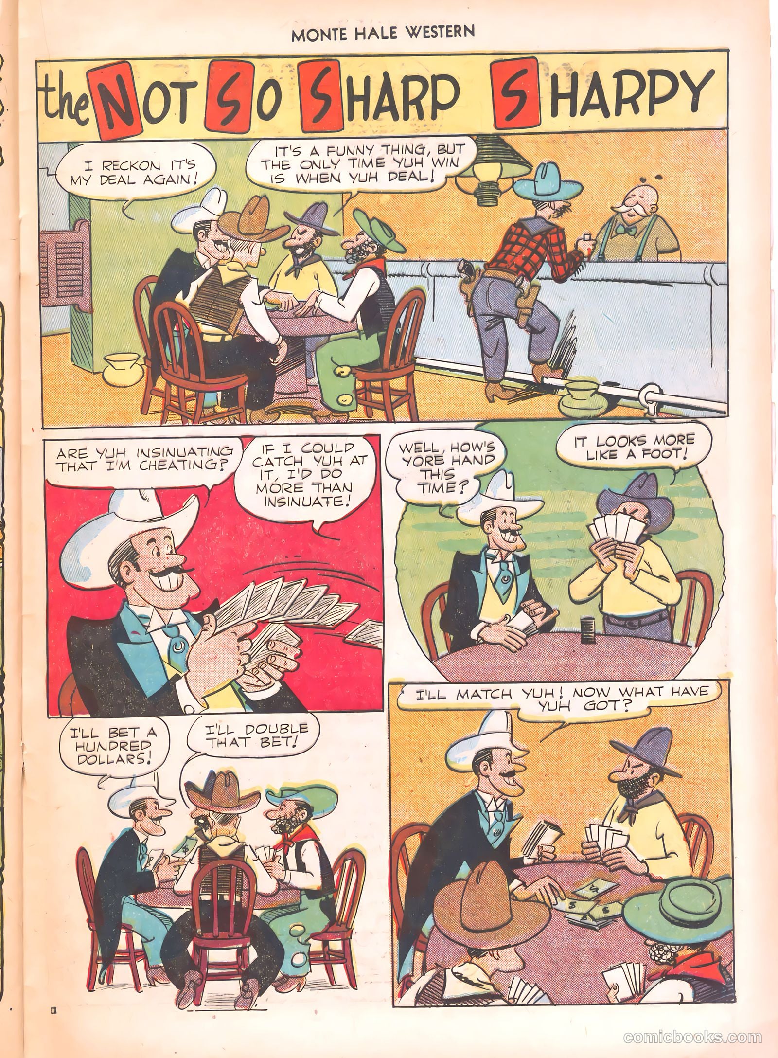 Monte Hale Western #54 (1950) — page 37 of 52