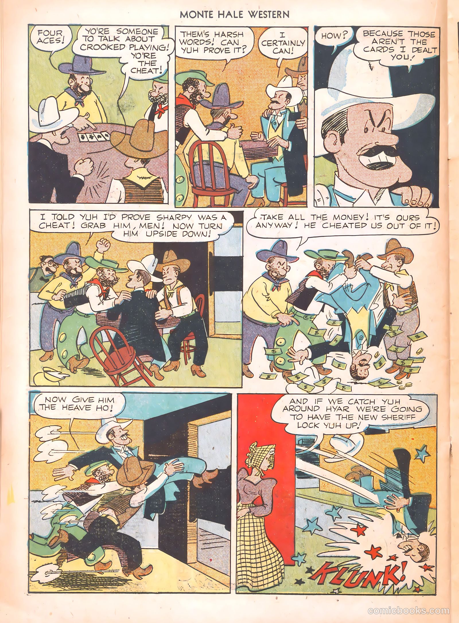 Monte Hale Western #54 (1950) — page 38 of 52