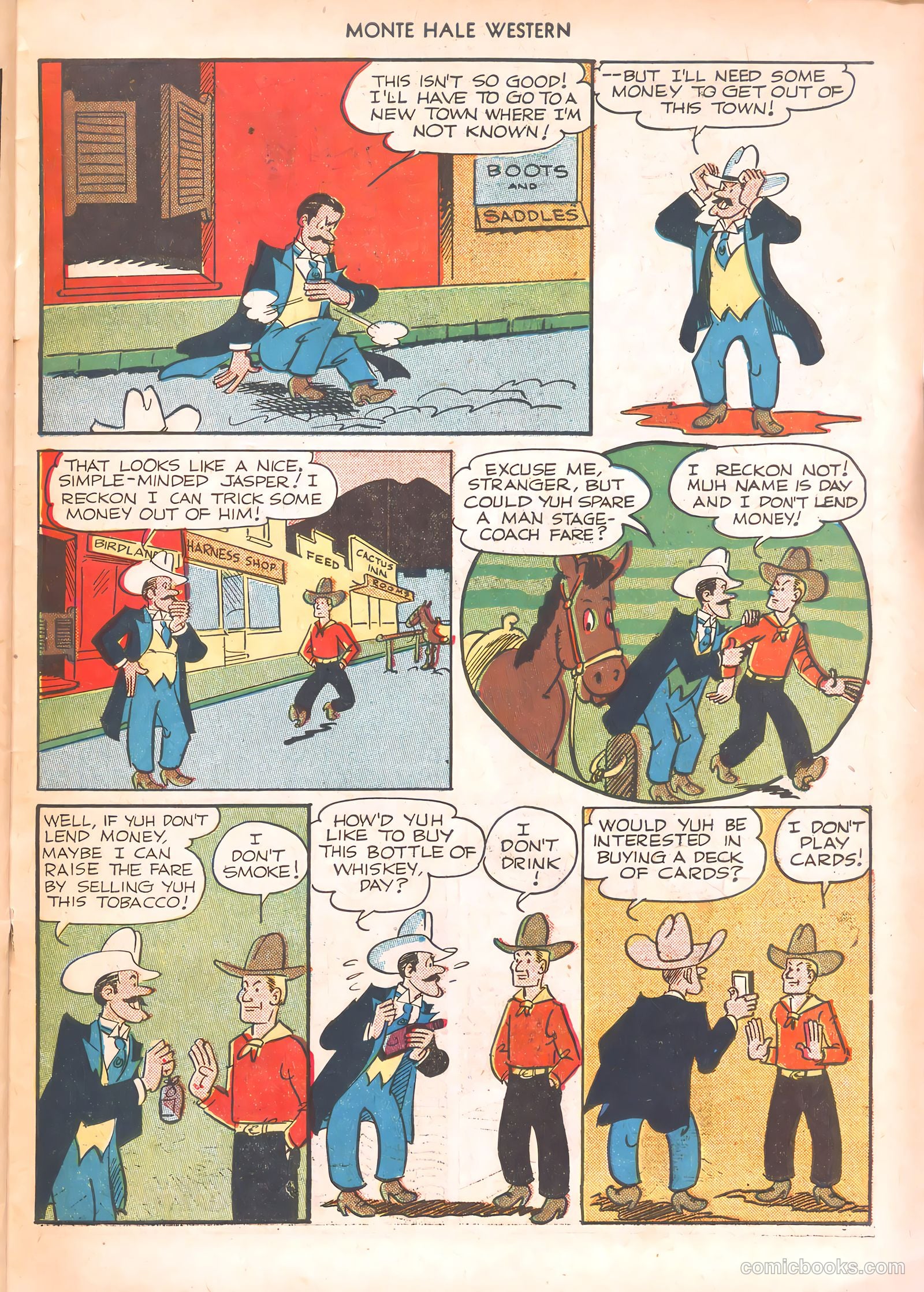 Monte Hale Western #54 (1950) — page 39 of 52