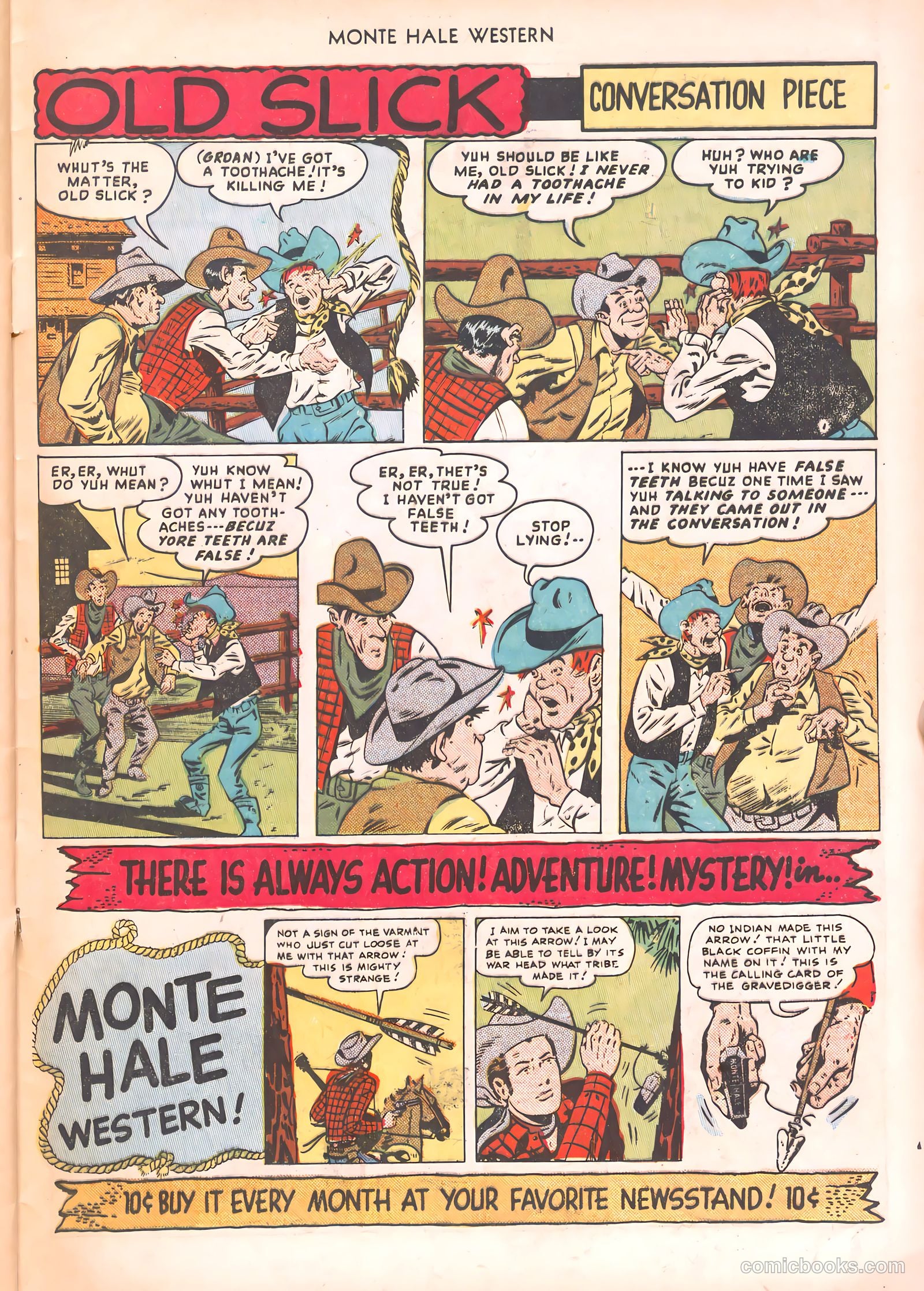 Monte Hale Western #54 (1950) — page 41 of 52