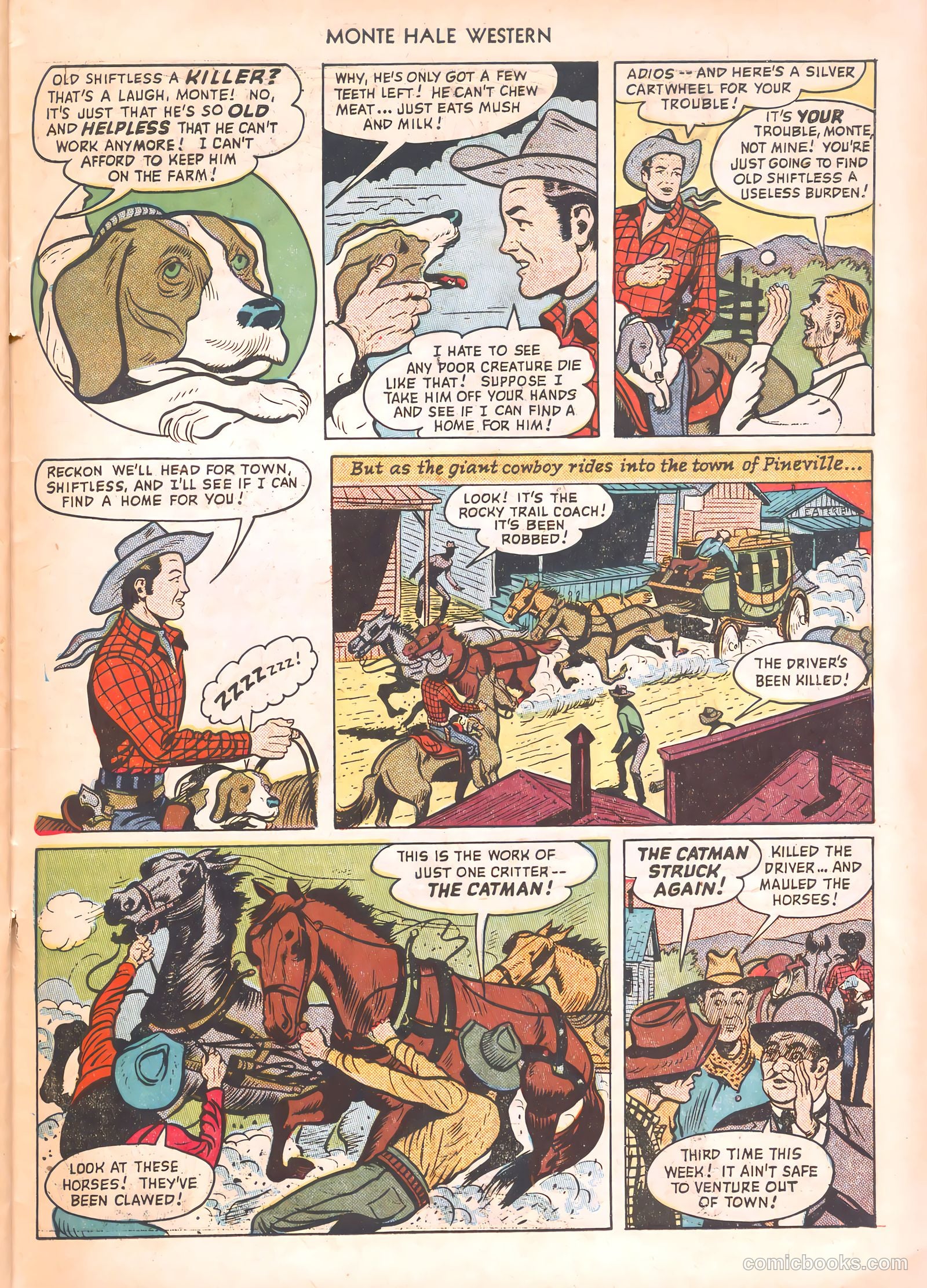 Monte Hale Western #54 (1950) — page 43 of 52