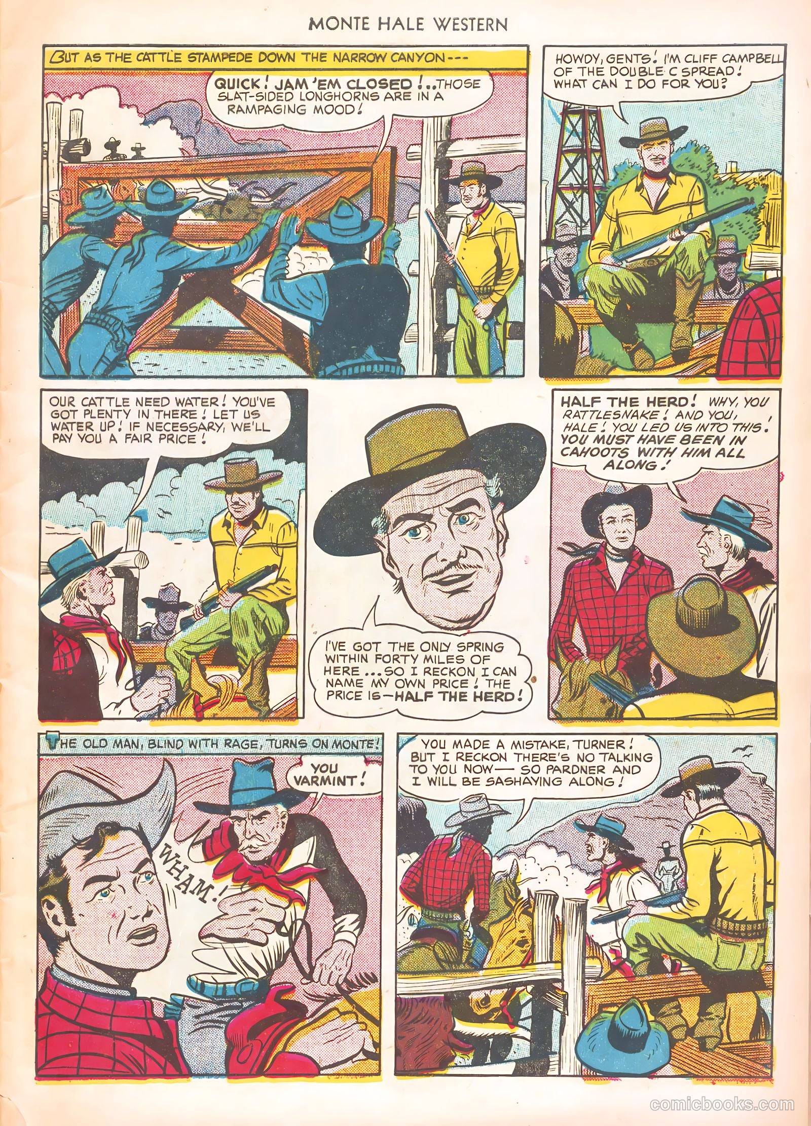Monte Hale Western #55 (1948) — page 9 of 52