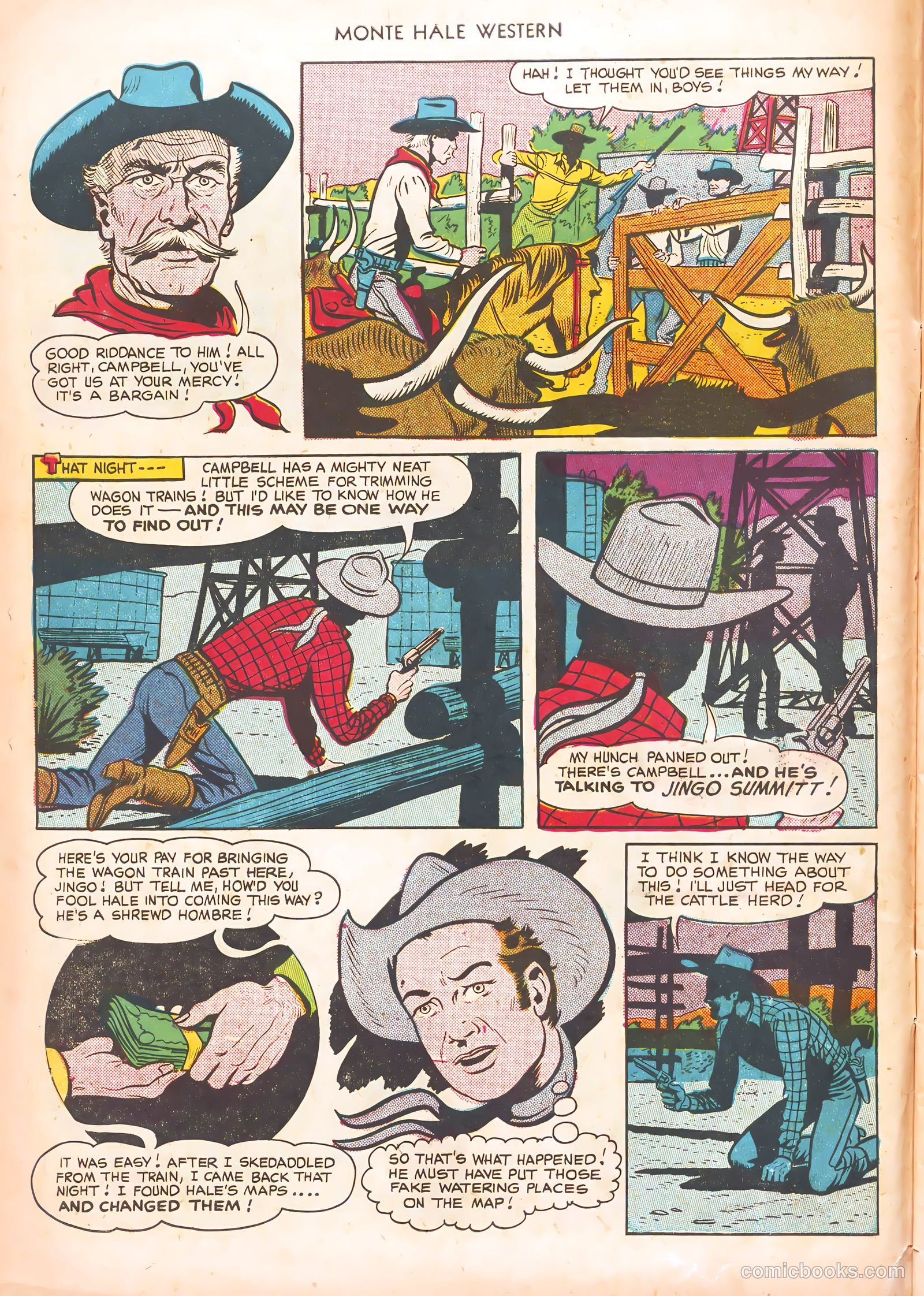 Monte Hale Western #55 (1948) — page 10 of 52