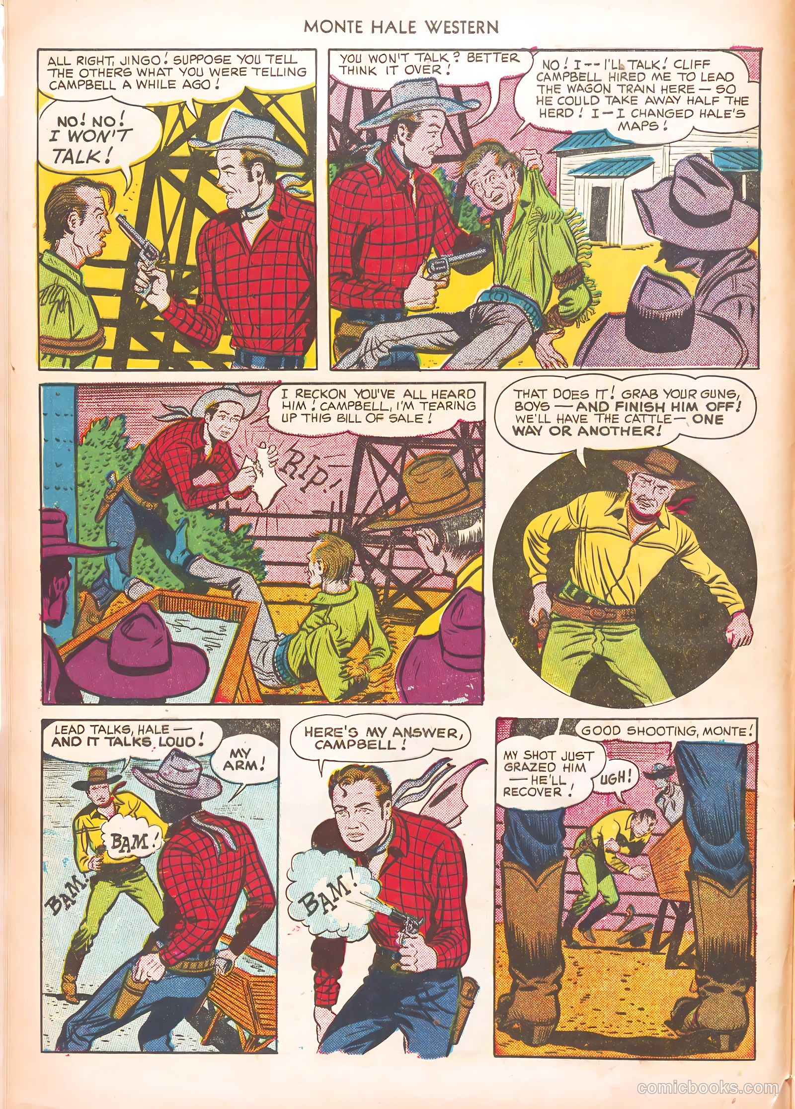 Monte Hale Western #55 (1948) — page 12 of 52