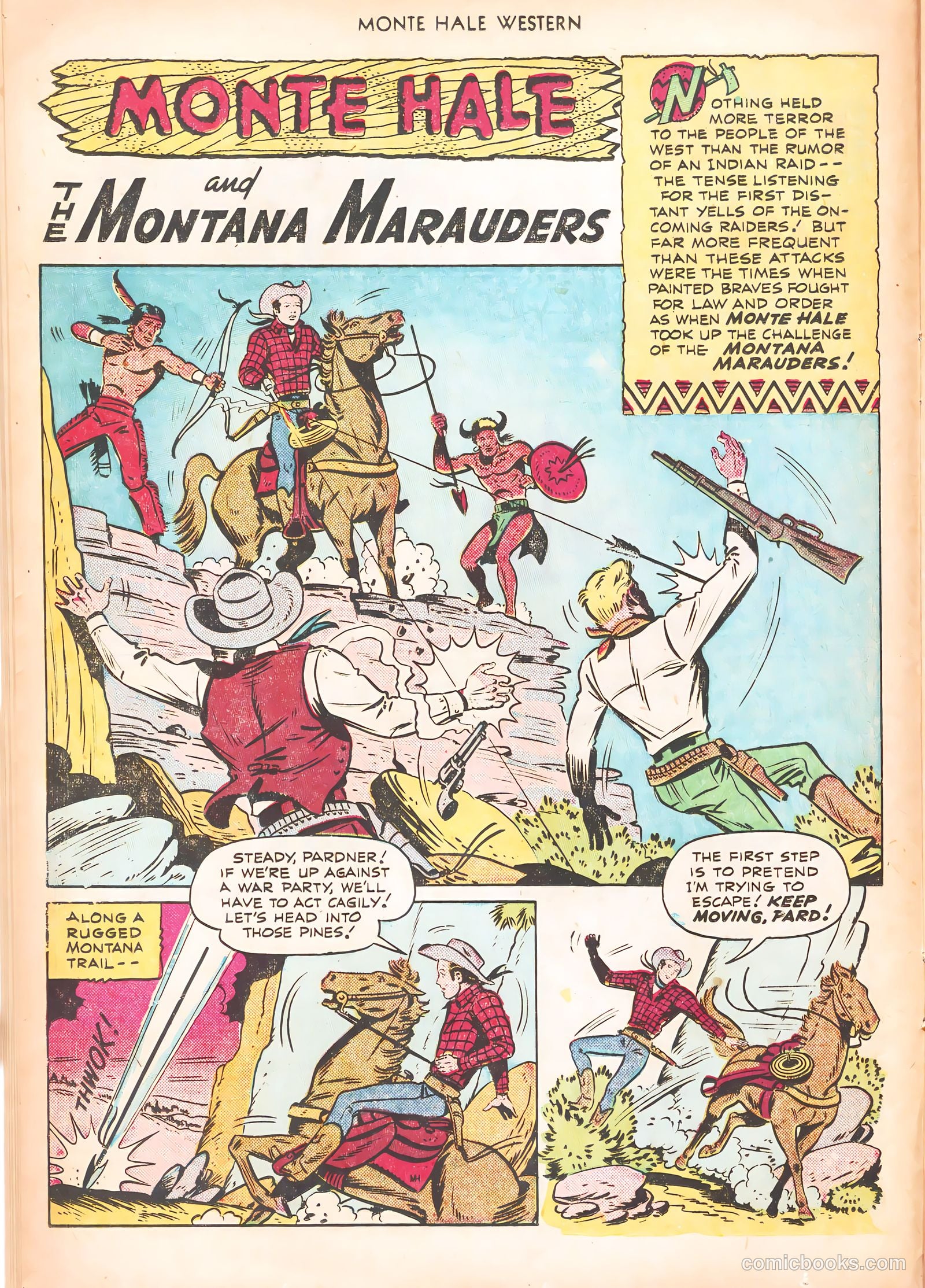 Monte Hale Western #55 (1948) — page 24 of 52