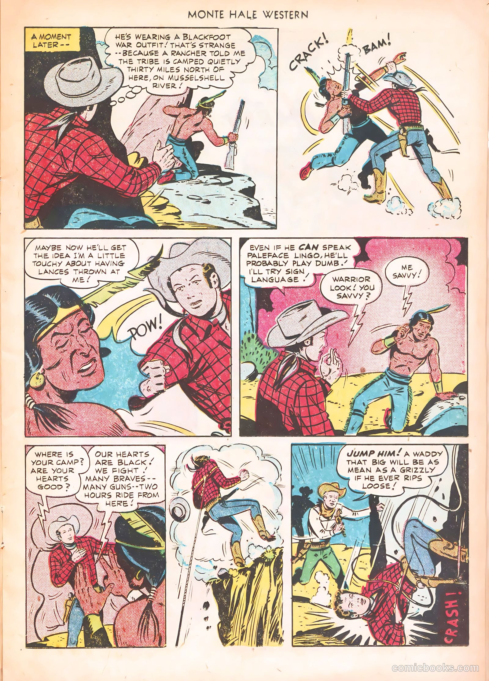 Monte Hale Western #55 (1948) — page 25 of 52