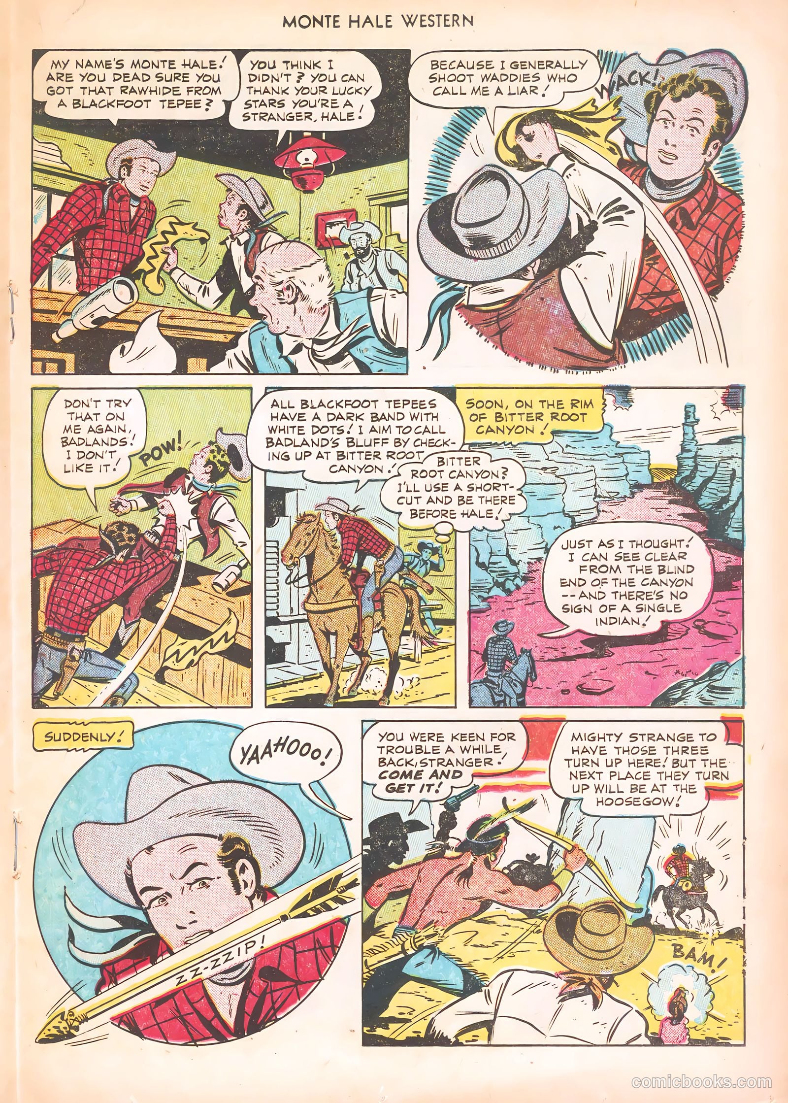Monte Hale Western #55 (1948) — page 27 of 52
