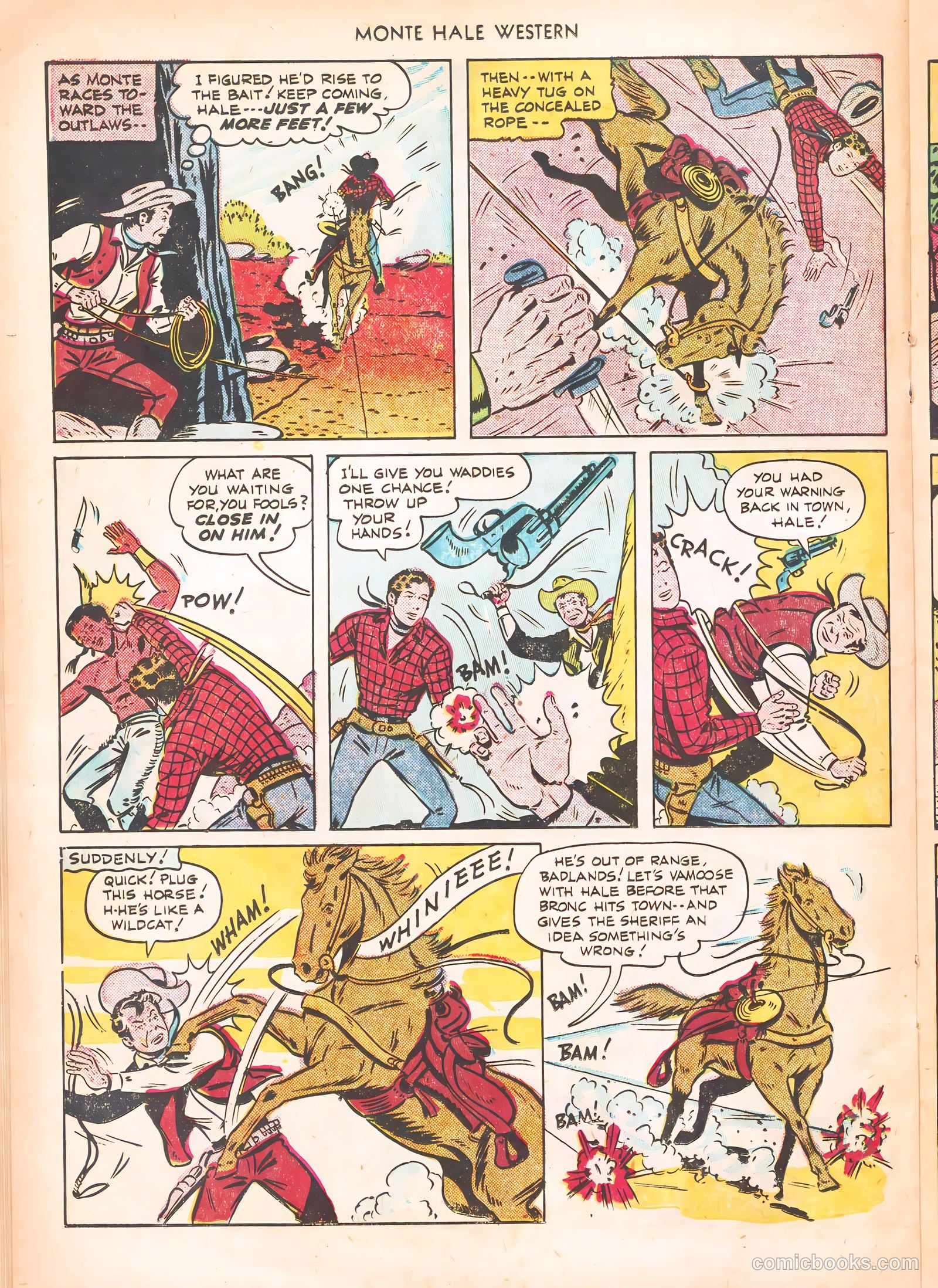 Monte Hale Western #55 (1948) — page 28 of 52