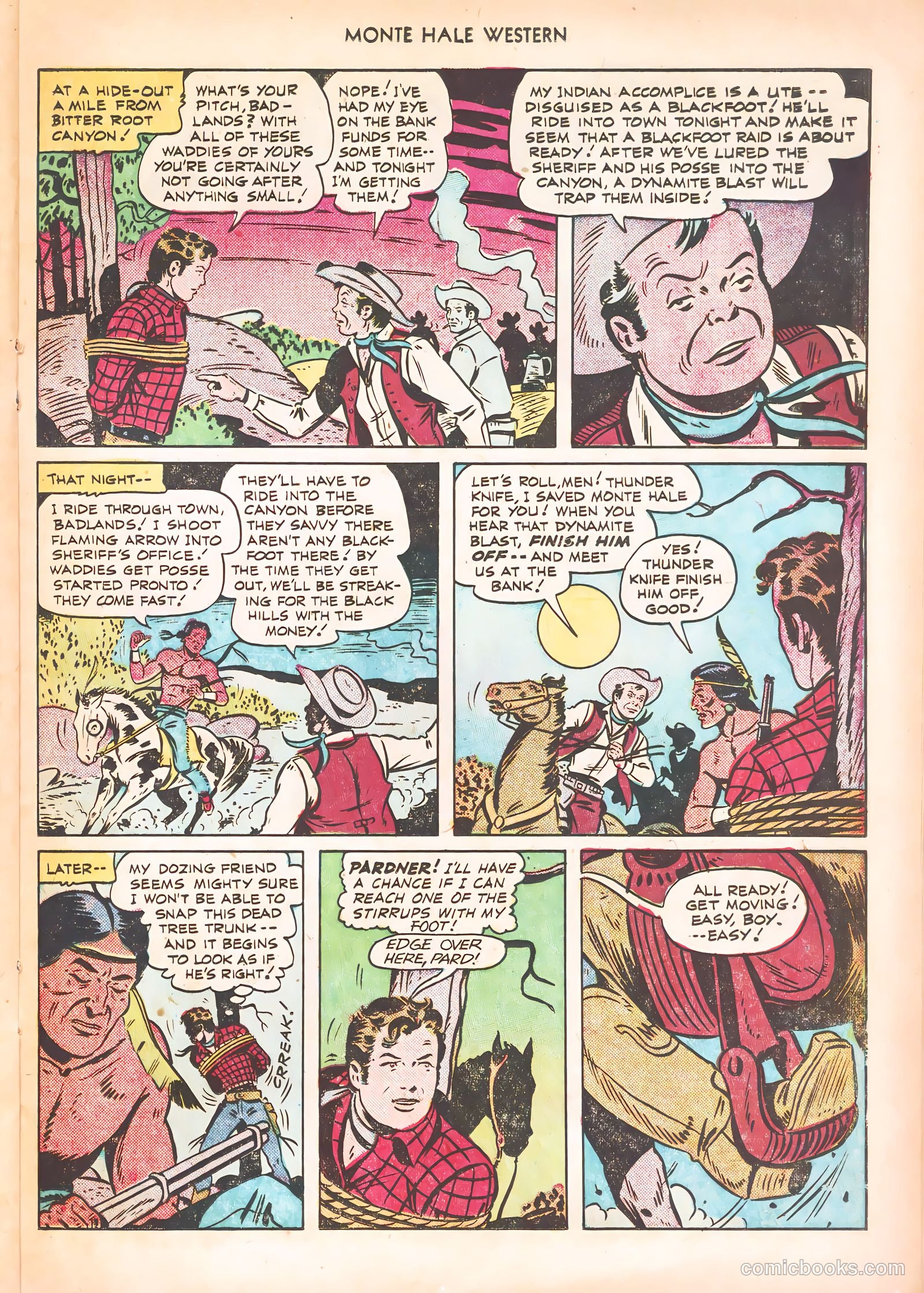 Monte Hale Western #55 (1948) — page 29 of 52