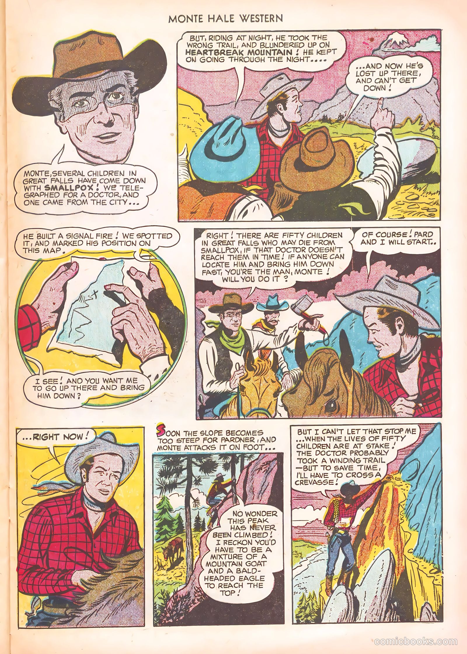 Monte Hale Western #55 (1948) — page 37 of 52