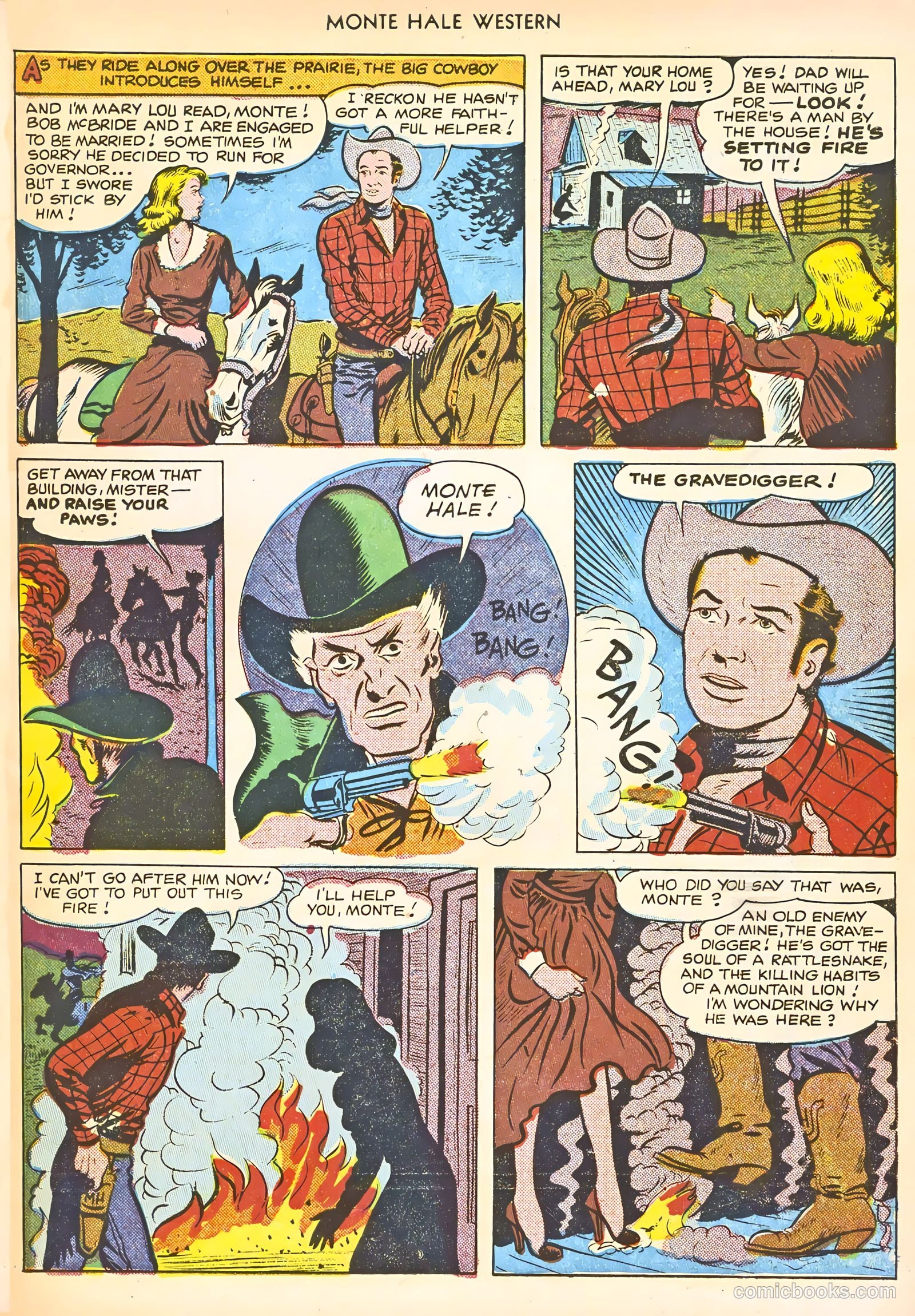 Monte Hale Western #56 (1951) — page 7 of 52