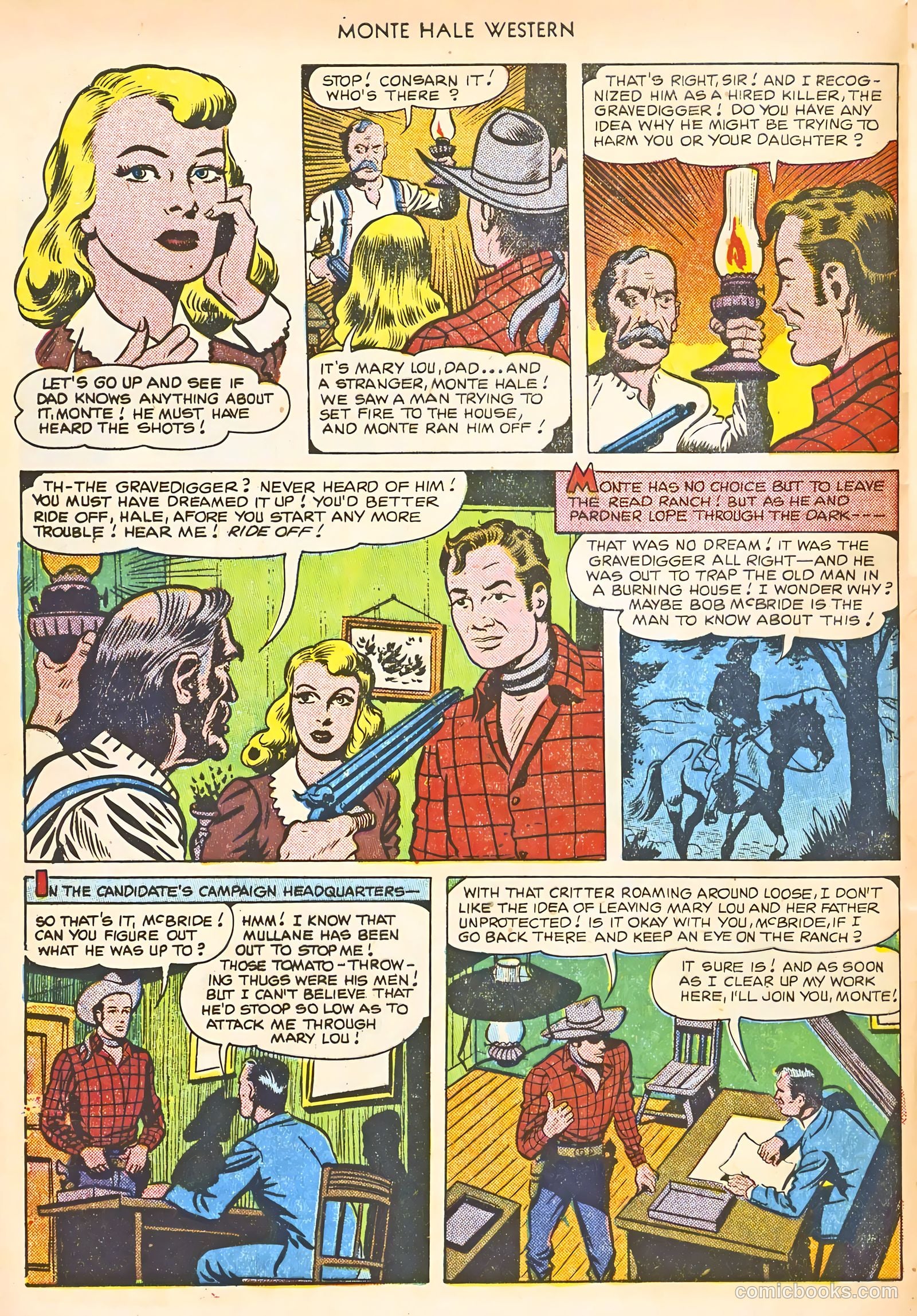 Monte Hale Western #56 (1951) — page 8 of 52