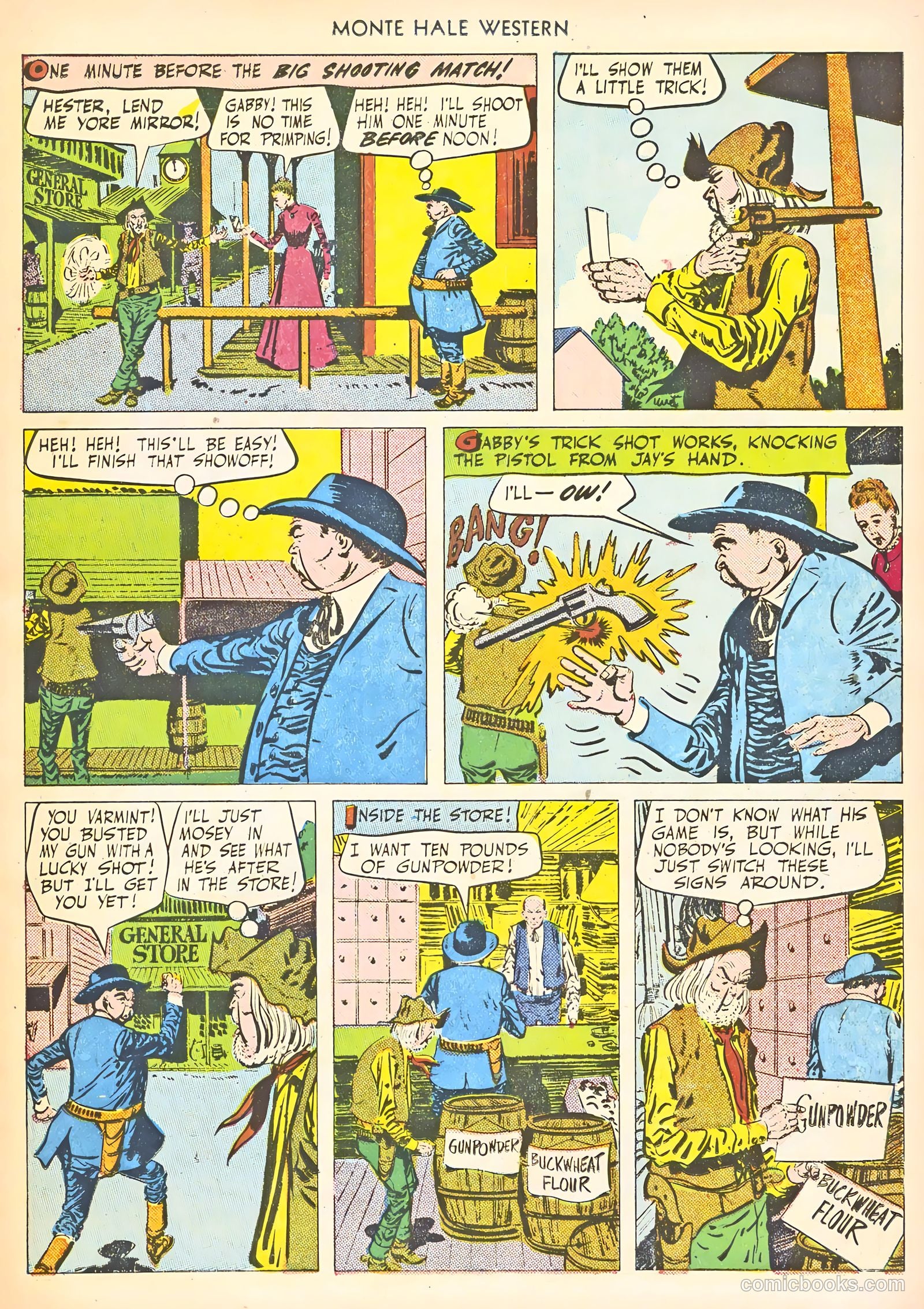Monte Hale Western #56 (1951) — page 15 of 52