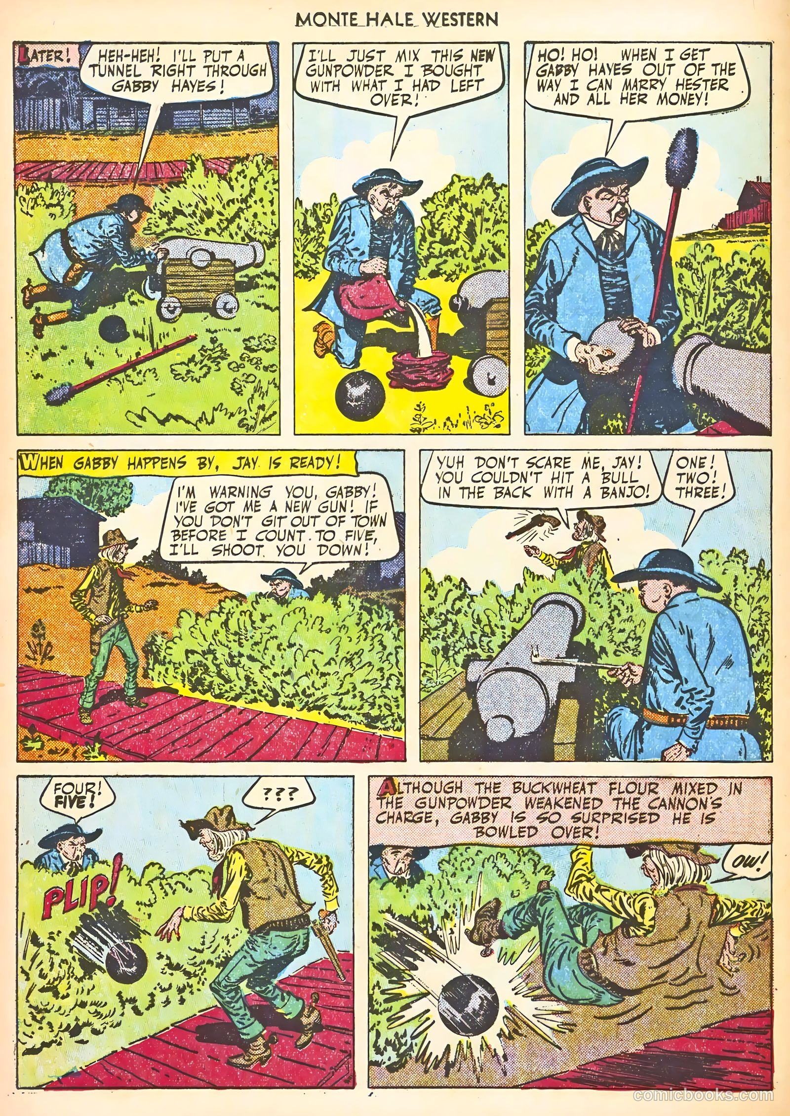 Monte Hale Western #56 (1951) — page 16 of 52