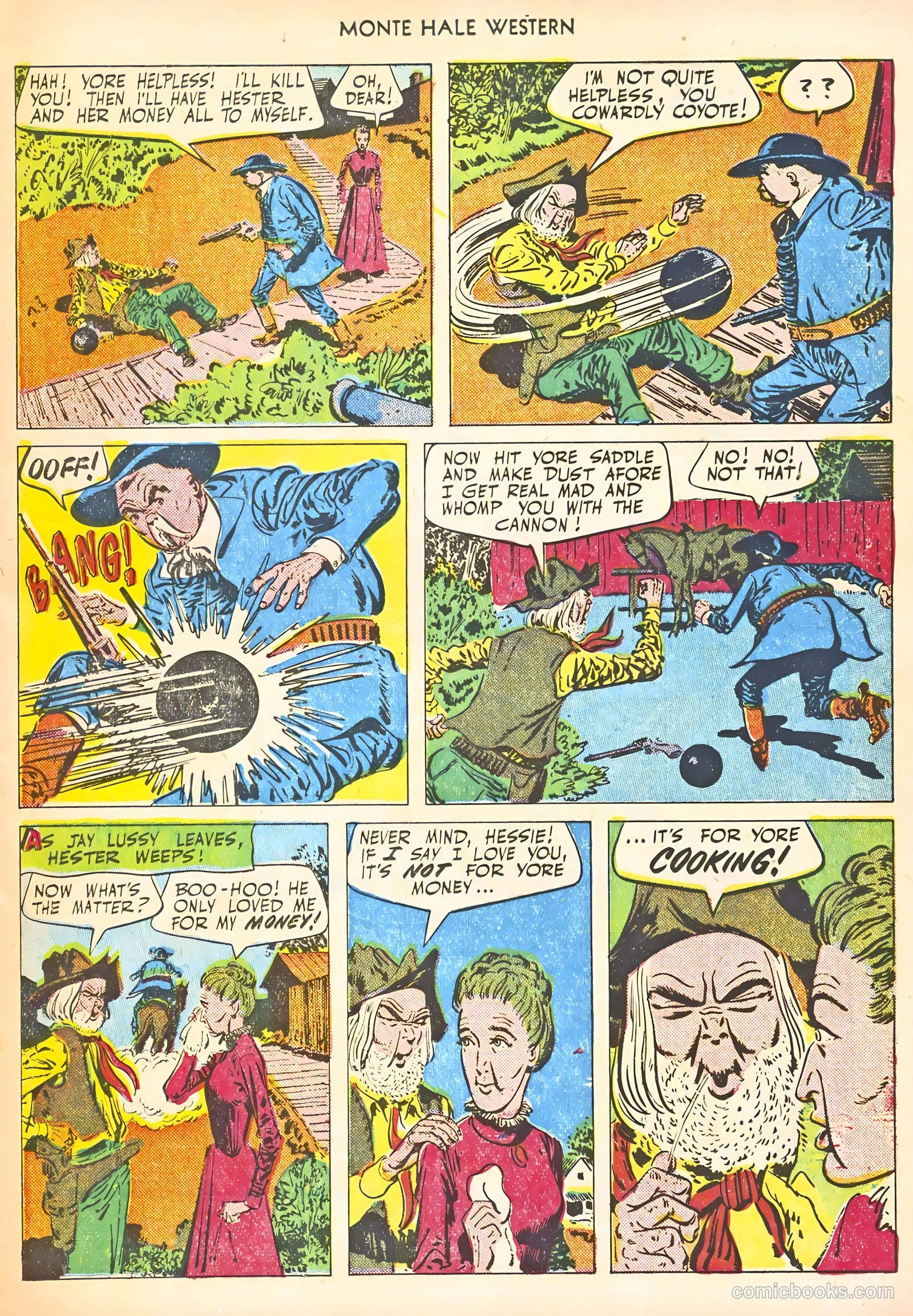 Monte Hale Western #56 (1951) — page 17 of 52