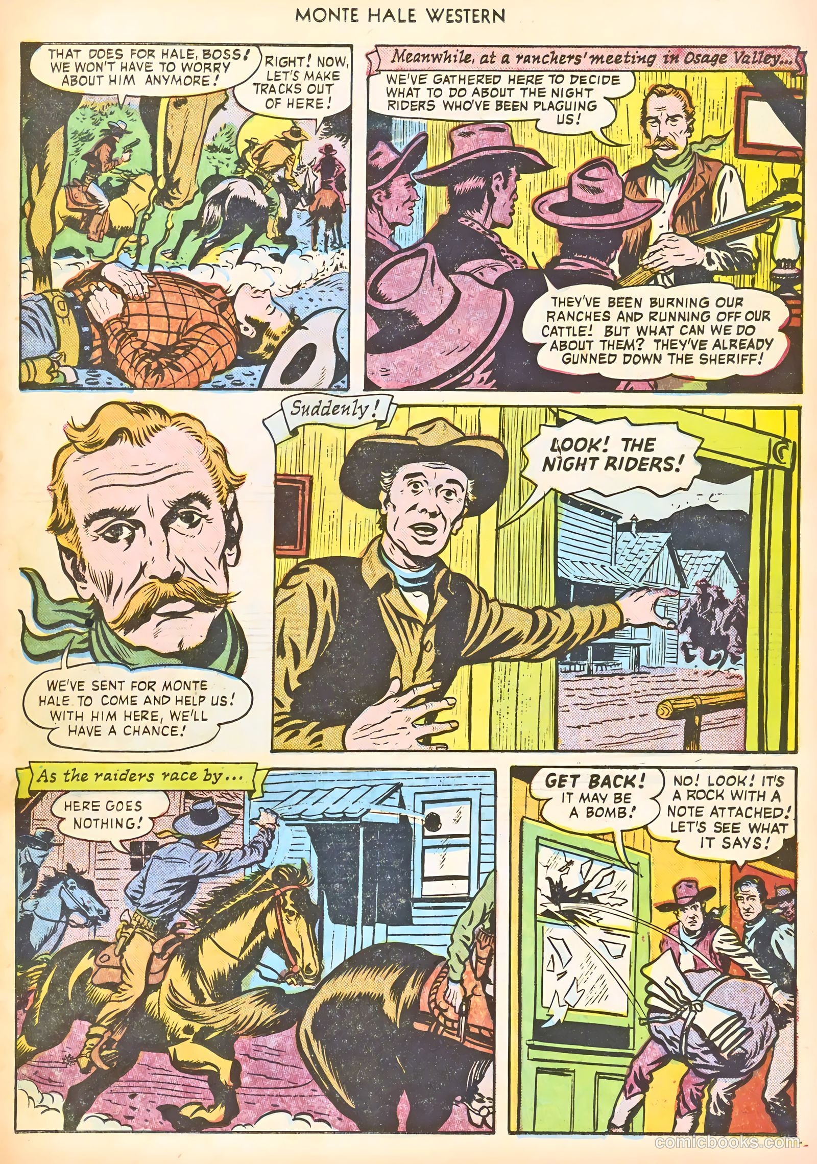 Monte Hale Western #56 (1951) — page 27 of 52