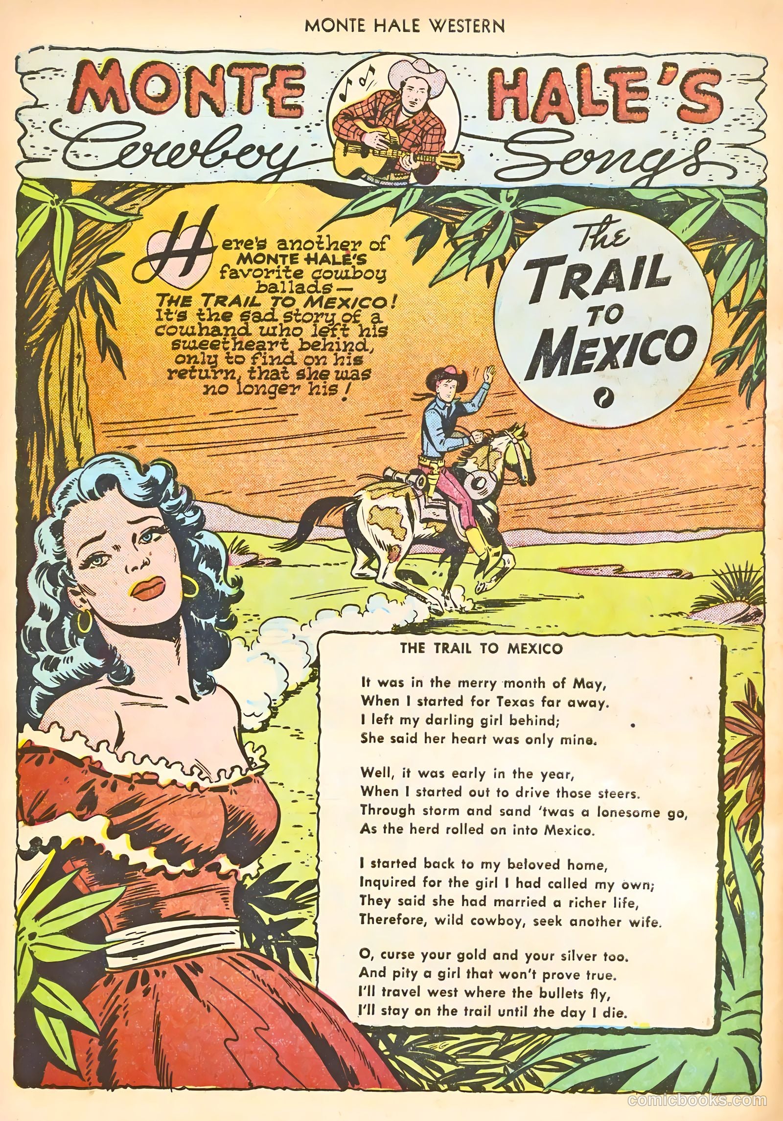 Monte Hale Western #56 (1951) — page 34 of 52