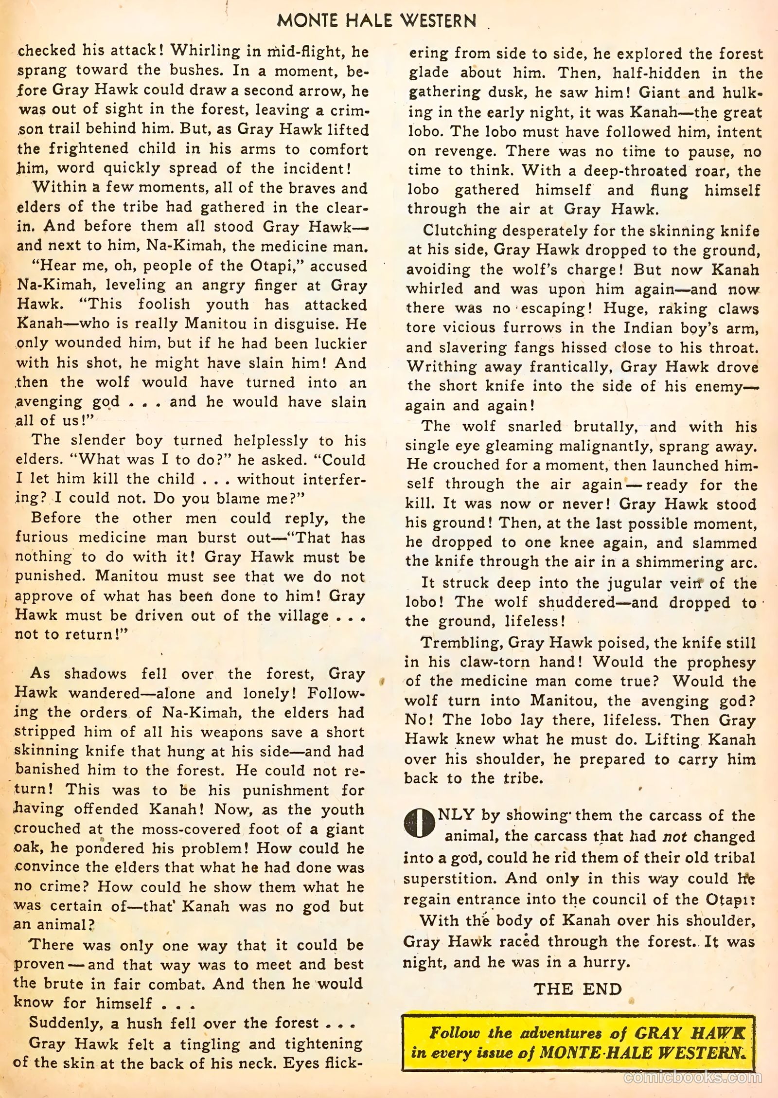 Monte Hale Western #56 (1951) — page 37 of 52