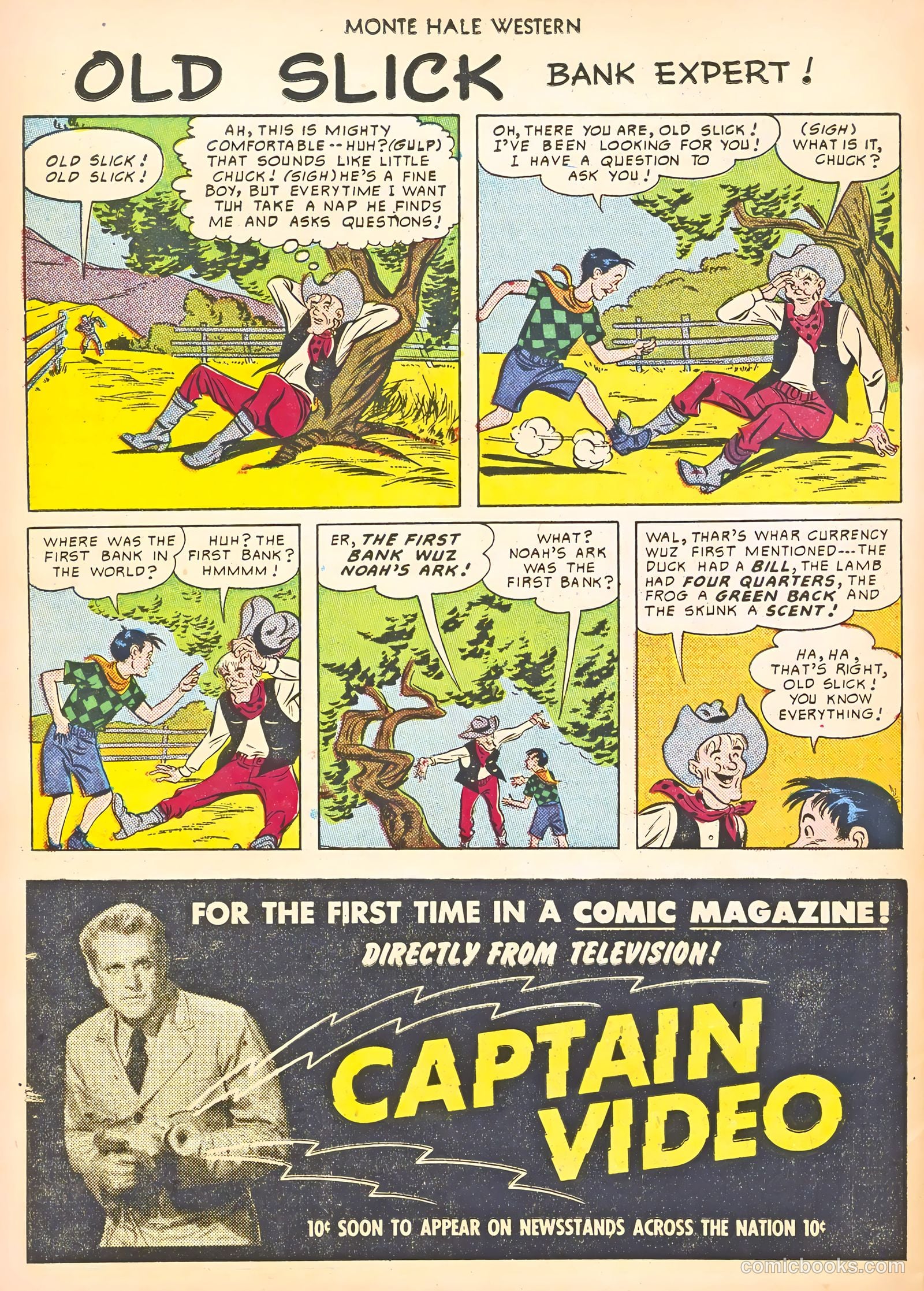 Monte Hale Western #56 (1951) — page 38 of 52
