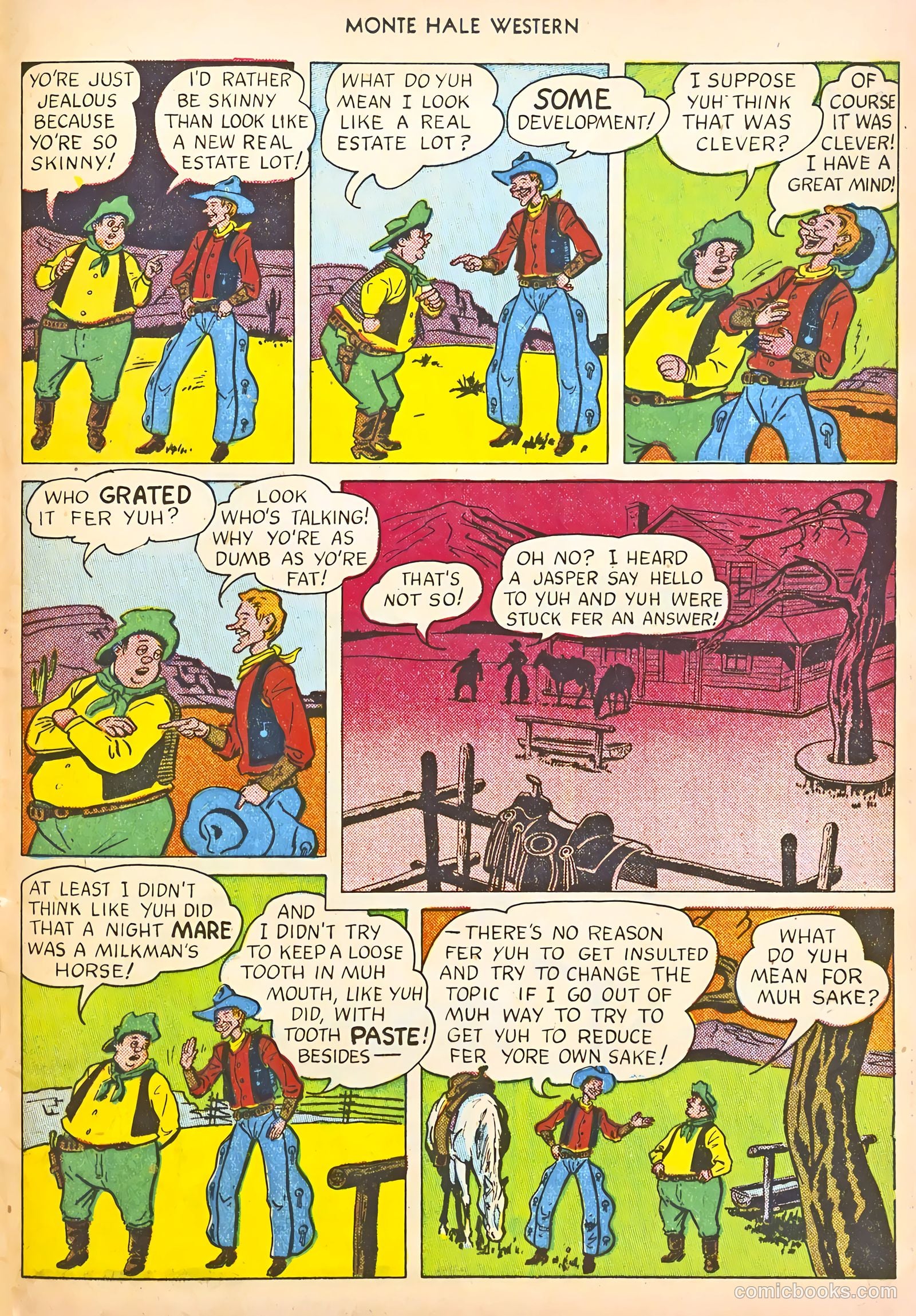 Monte Hale Western #56 (1951) — page 41 of 52