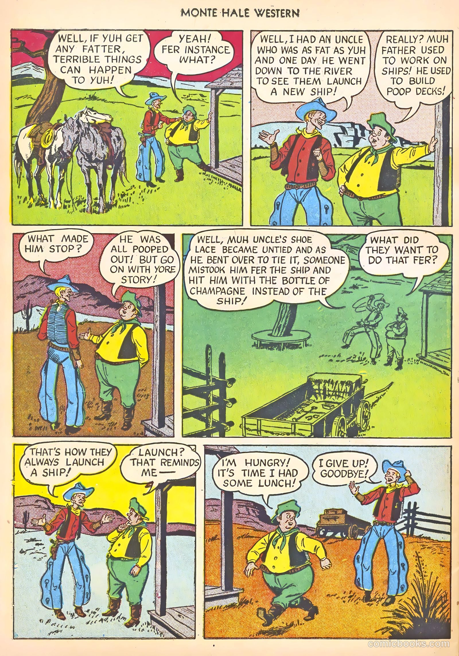 Monte Hale Western #56 (1951) — page 42 of 52
