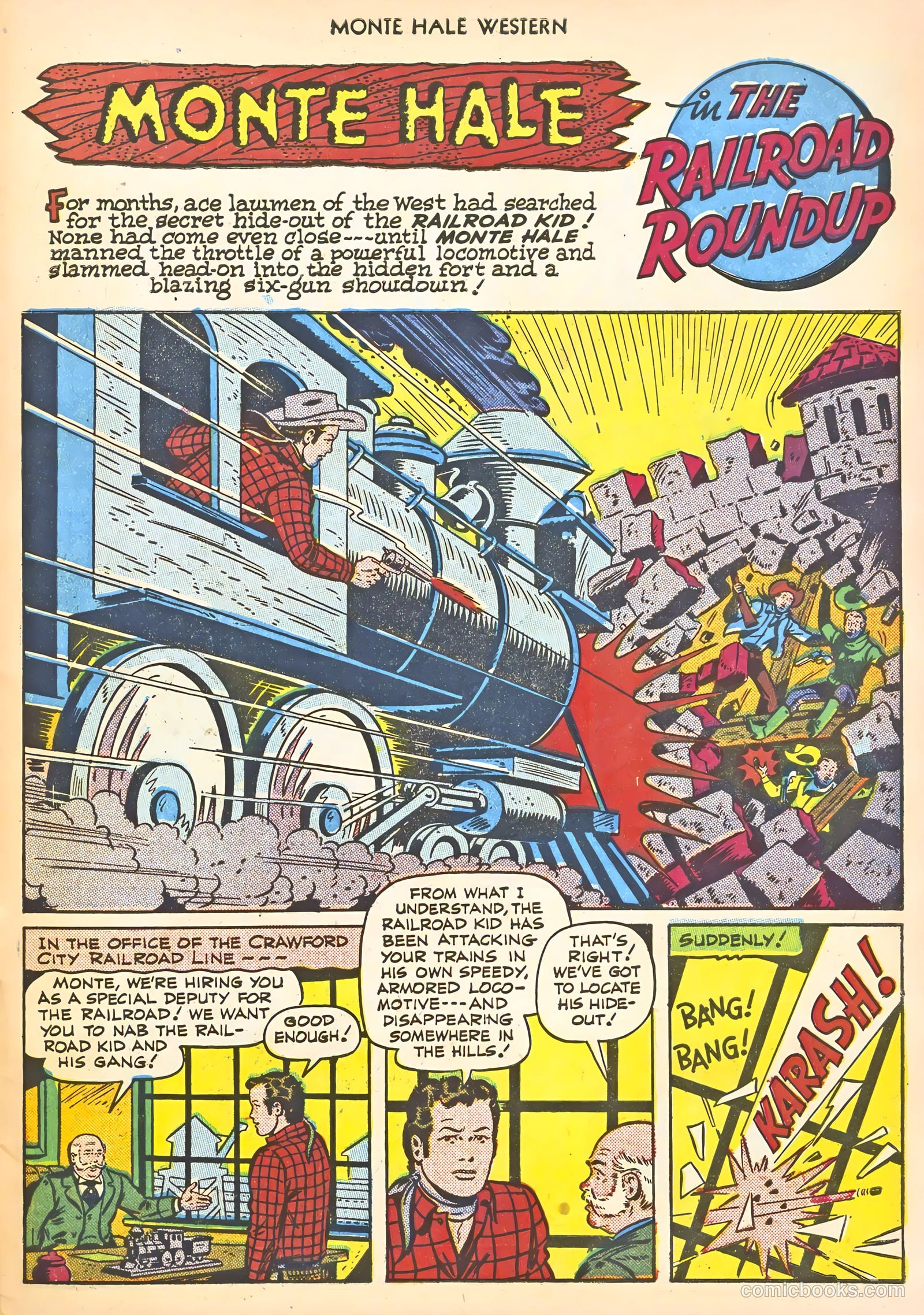 Monte Hale Western #56 (1951) — page 43 of 52