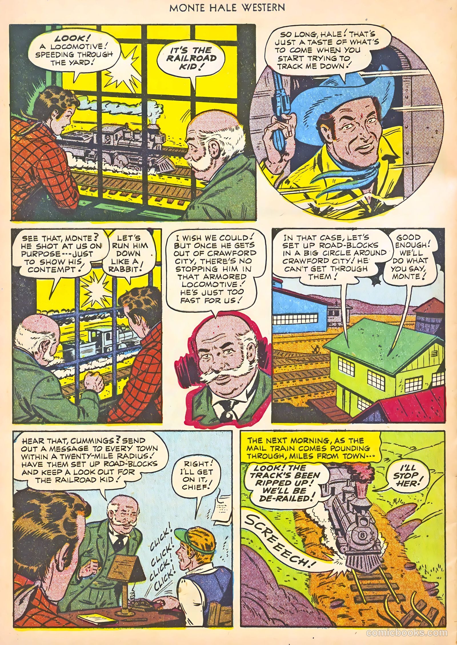 Monte Hale Western #56 (1951) — page 44 of 52