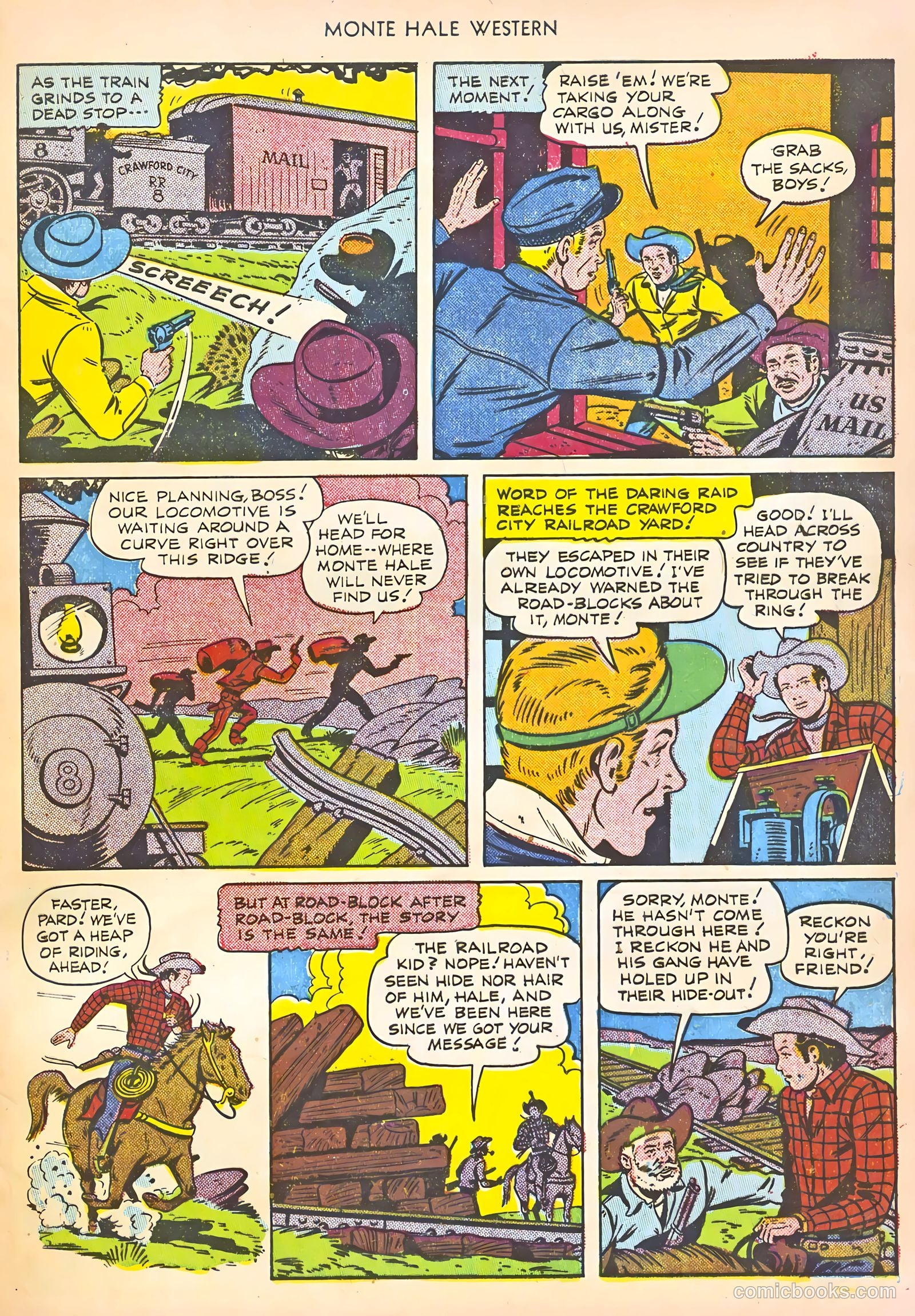 Monte Hale Western #56 (1951) — page 45 of 52