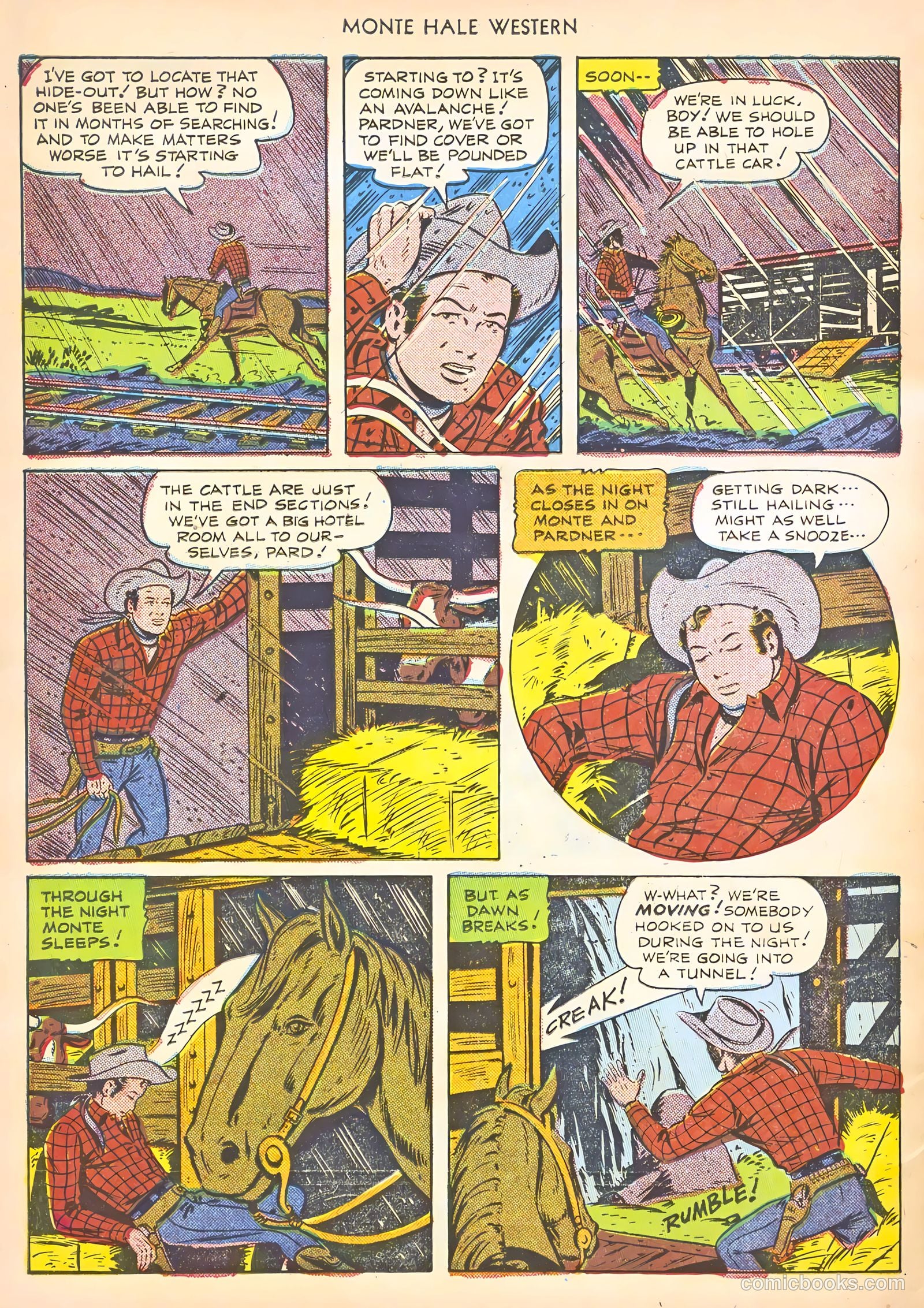 Monte Hale Western #56 (1951) — page 46 of 52