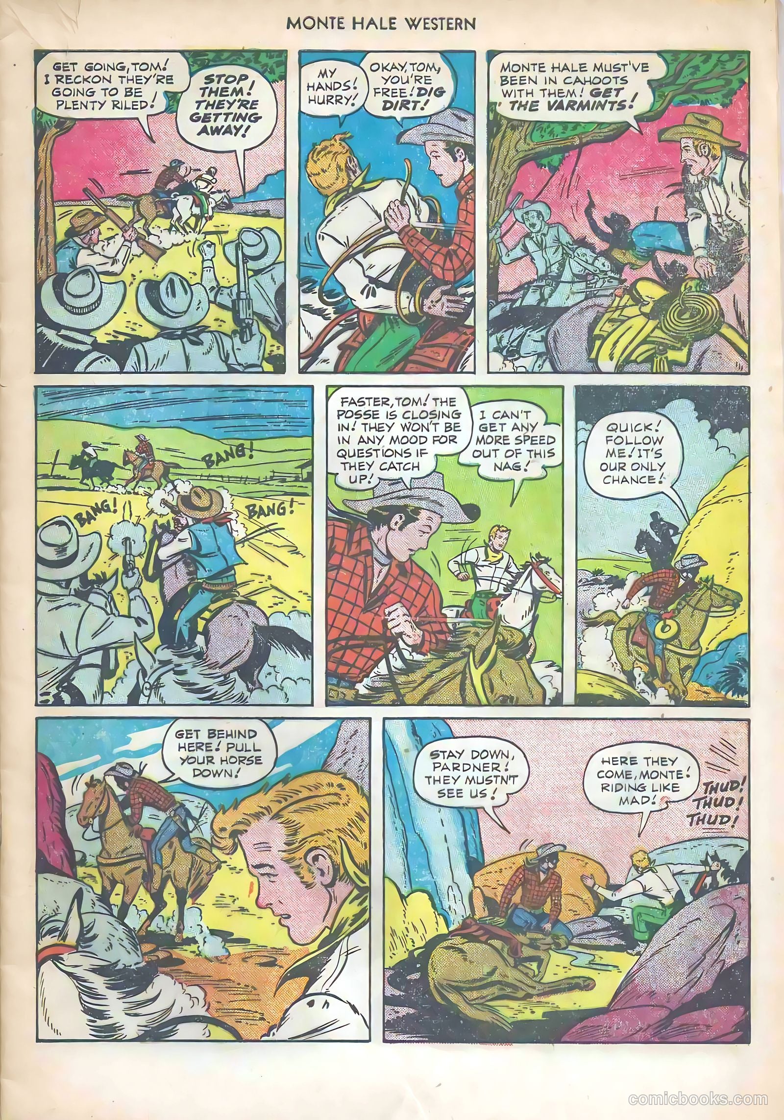 Monte Hale Western #57 (1951) — page 5 of 36