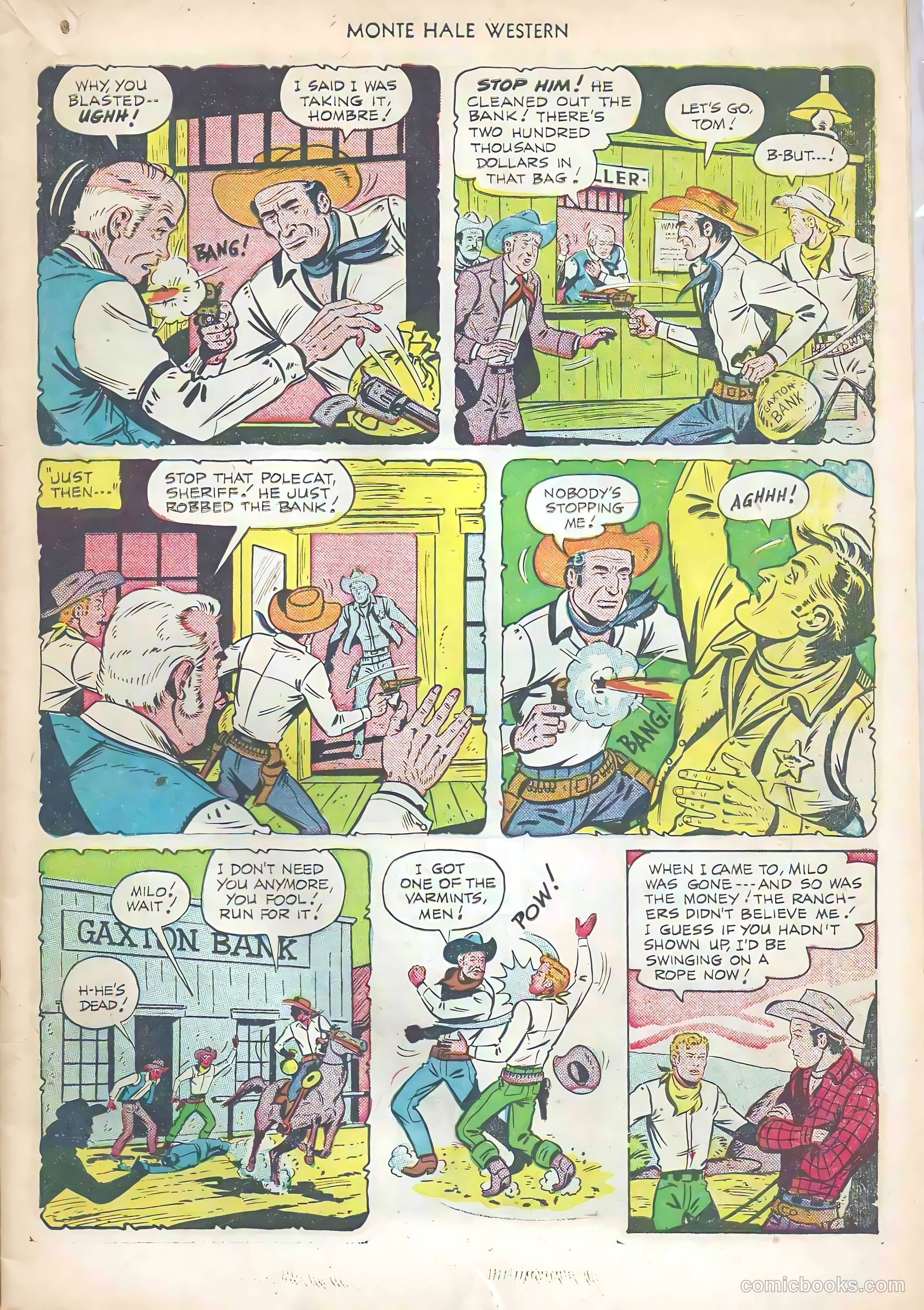 Monte Hale Western #57 (1951) — page 7 of 36