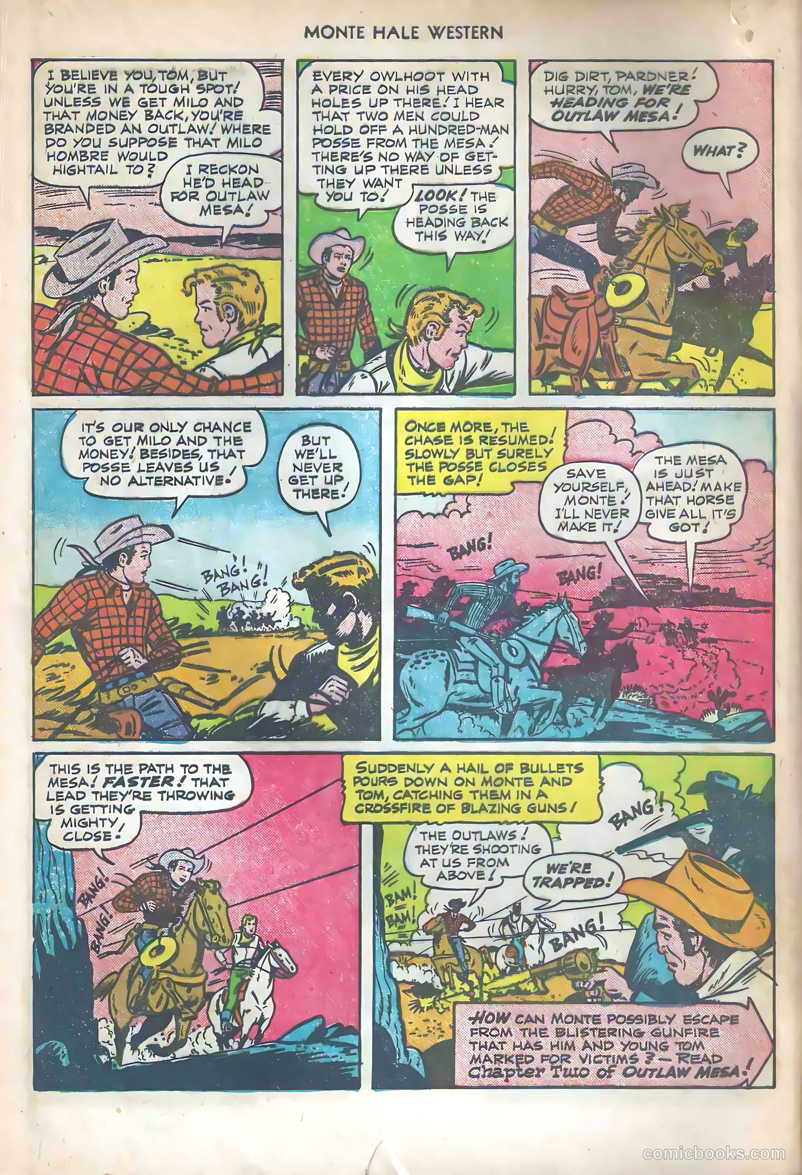 Monte Hale Western #57 (1951) — page 8 of 36