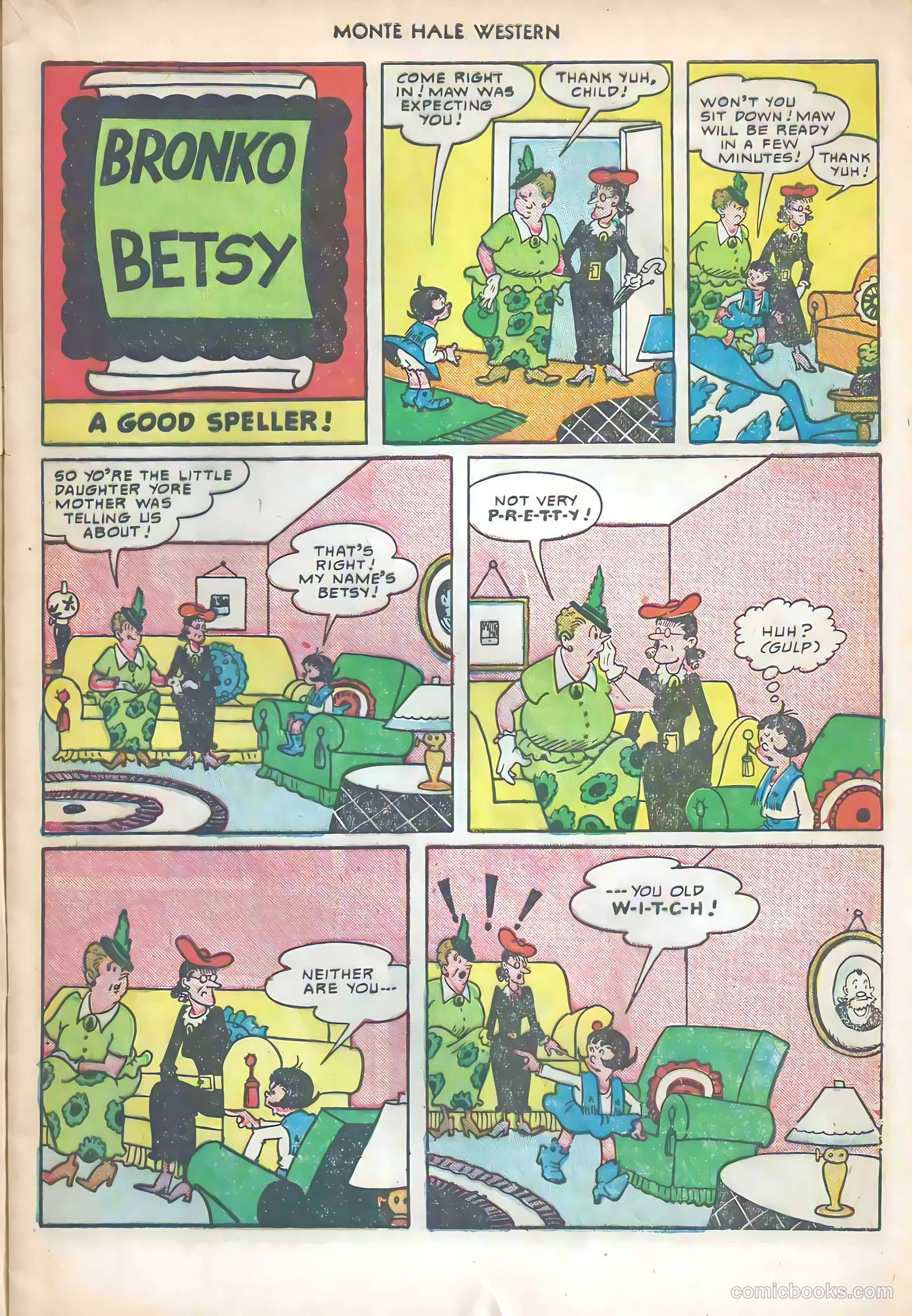 Monte Hale Western #57 (1951) — page 9 of 36