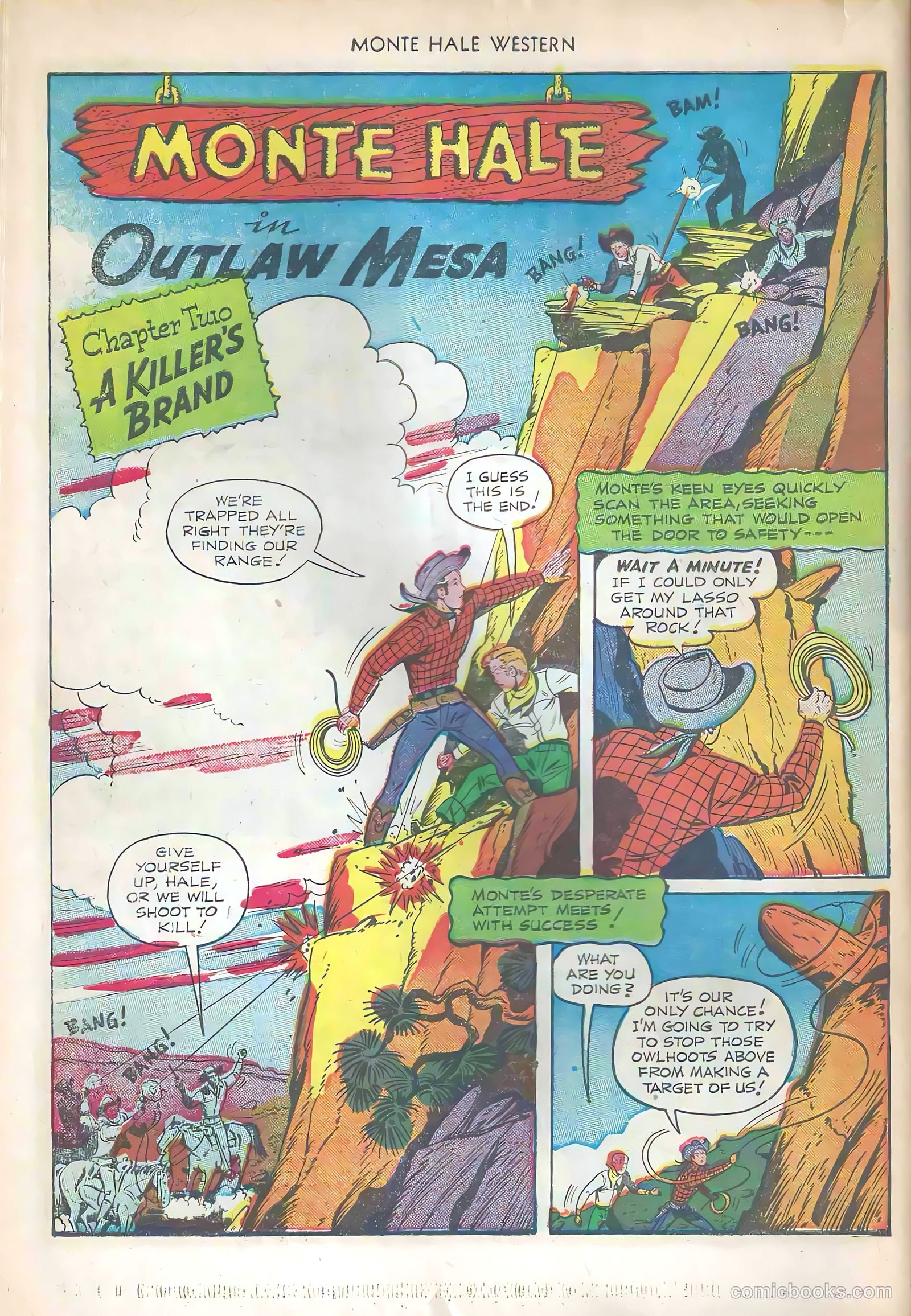 Monte Hale Western #57 (1951) — page 10 of 36