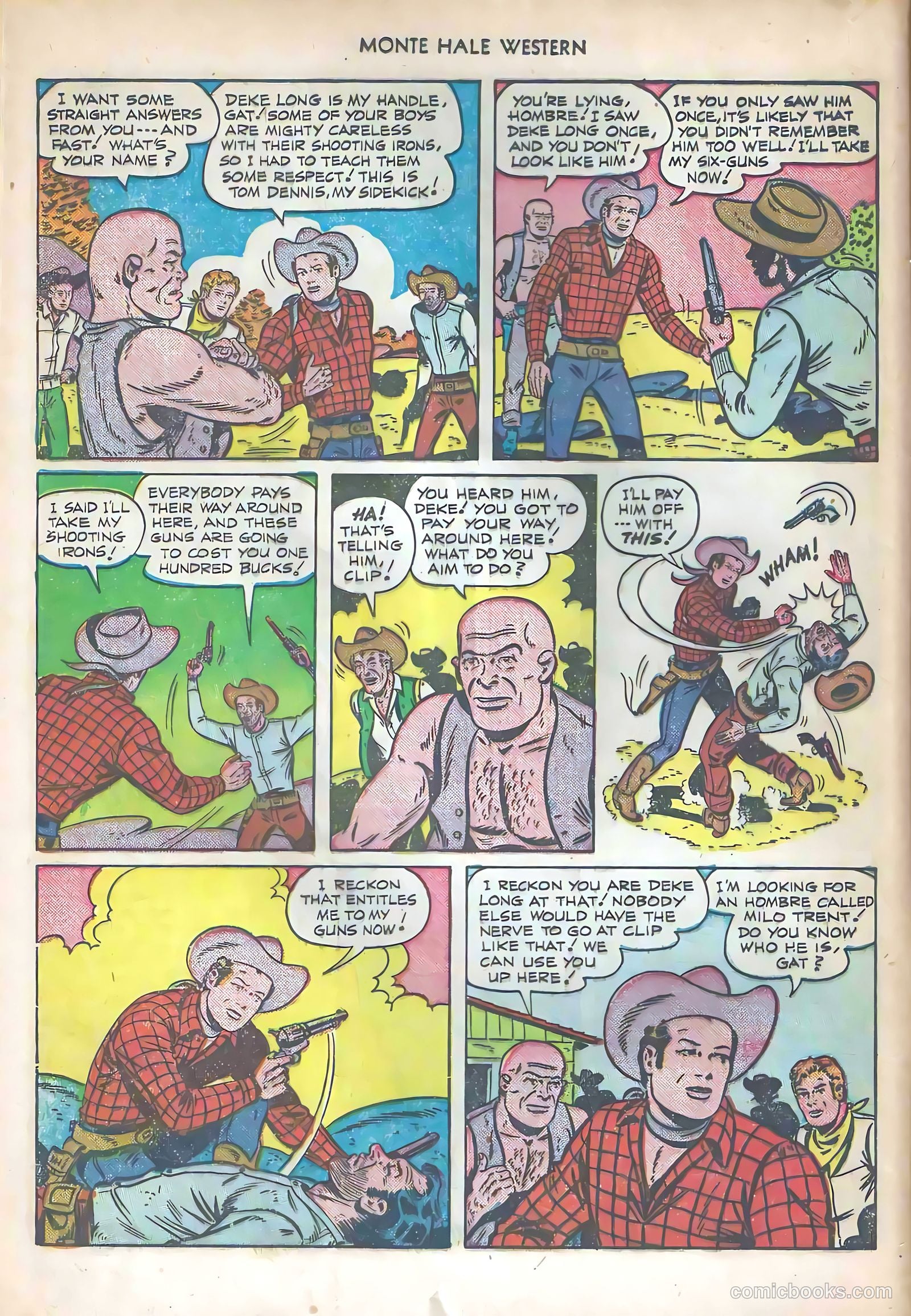 Monte Hale Western #57 (1951) — page 12 of 36