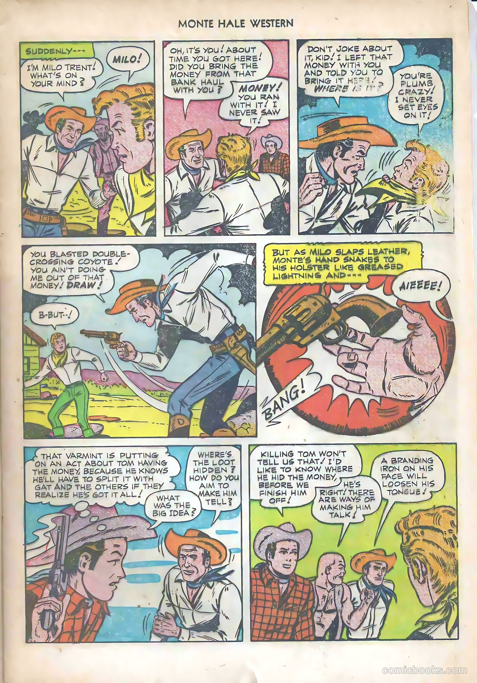 Monte Hale Western #57 (1951) — page 13 of 36