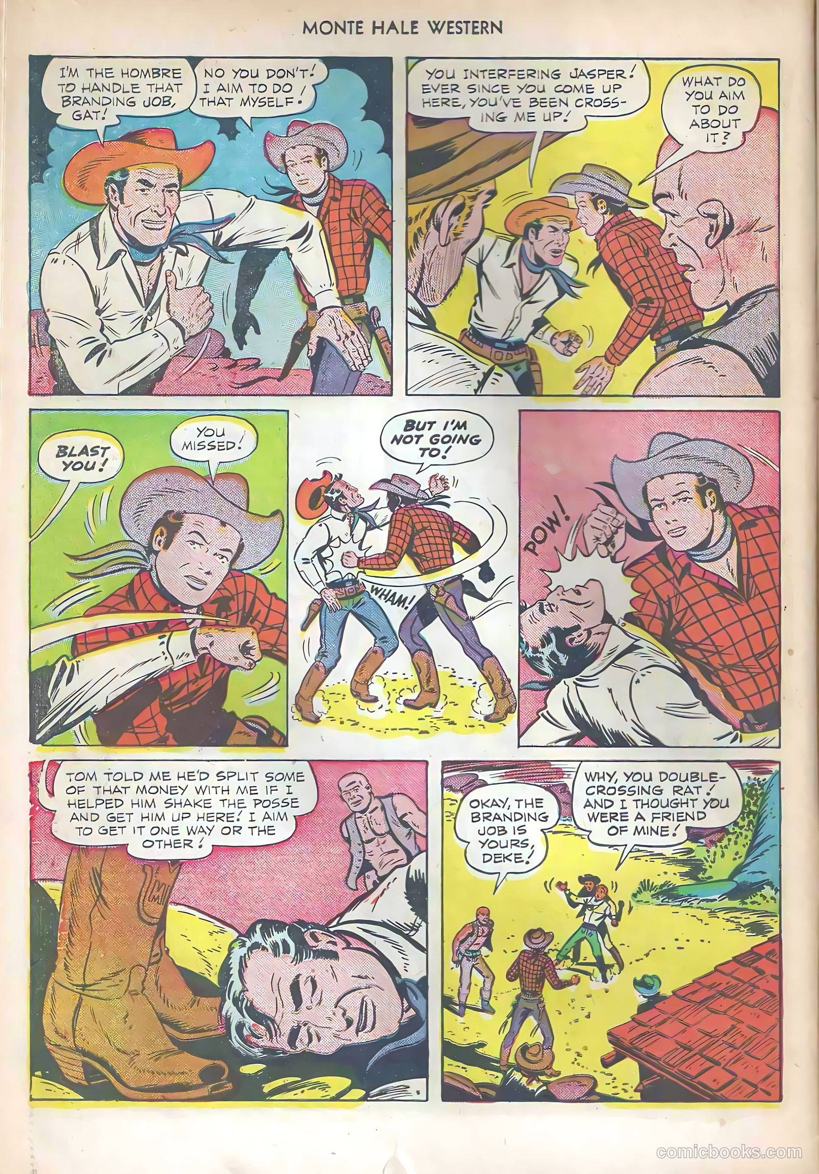 Monte Hale Western #57 (1951) — page 14 of 36