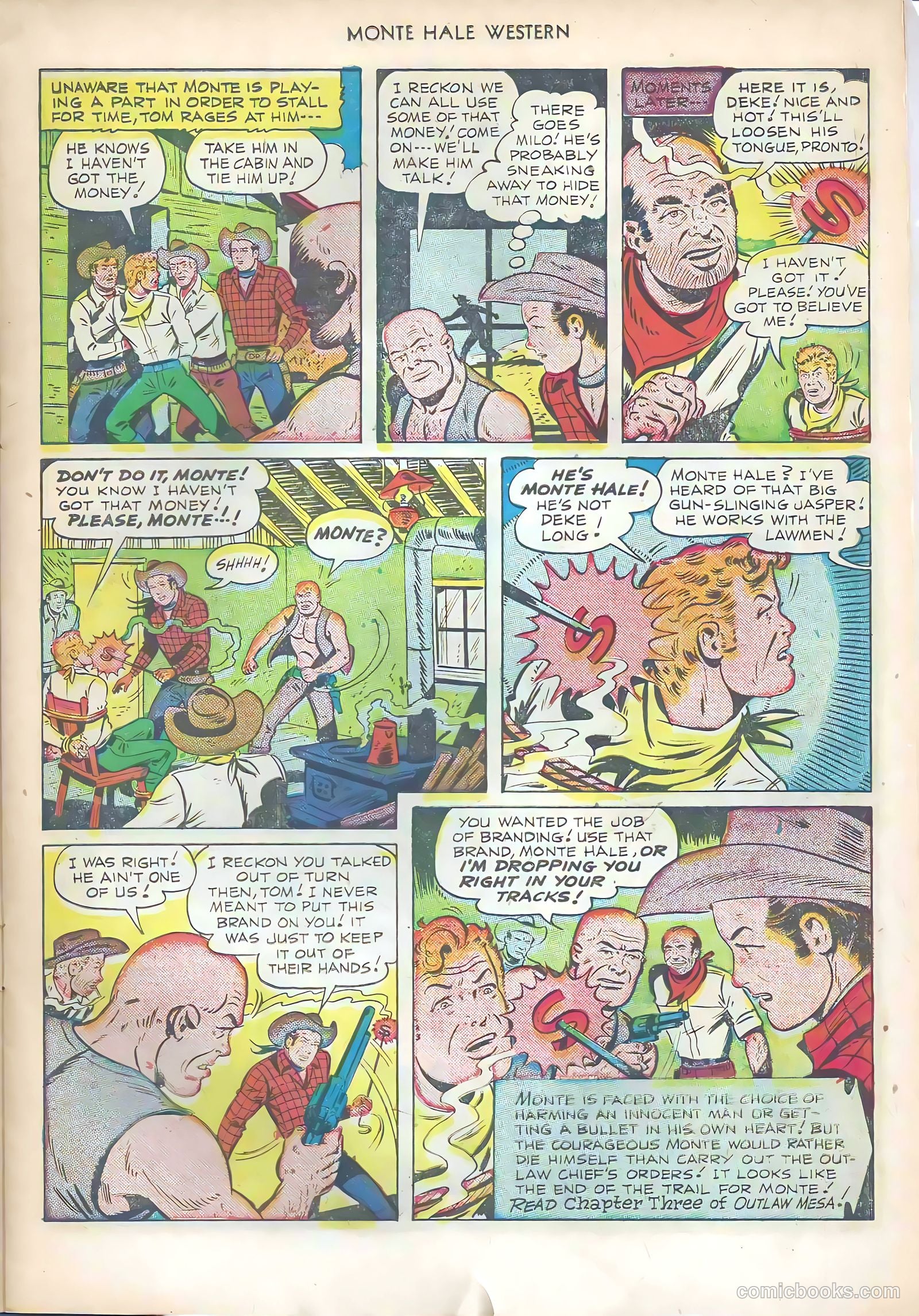 Monte Hale Western #57 (1951) — page 15 of 36