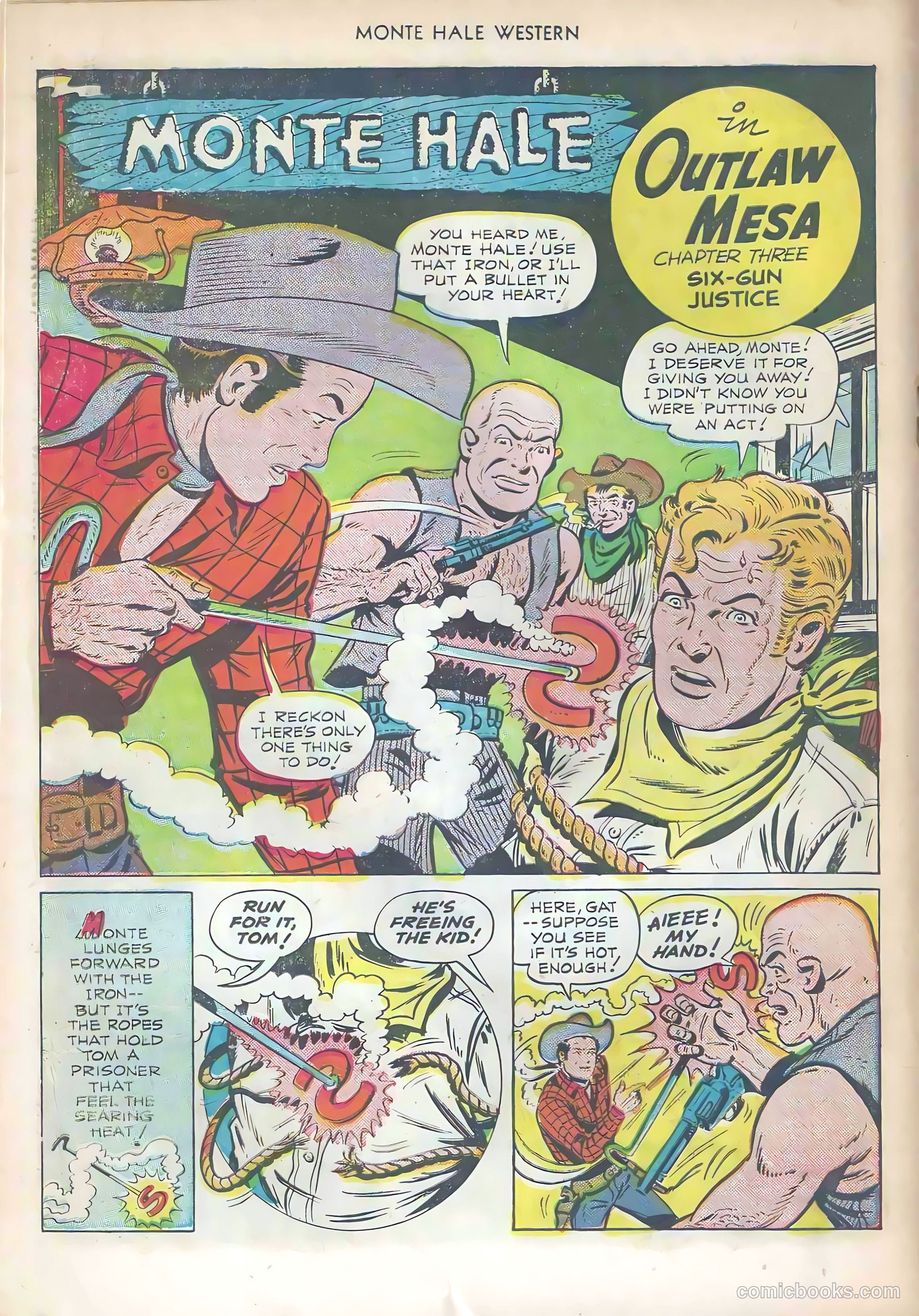 Monte Hale Western #57 (1951) — page 18 of 36