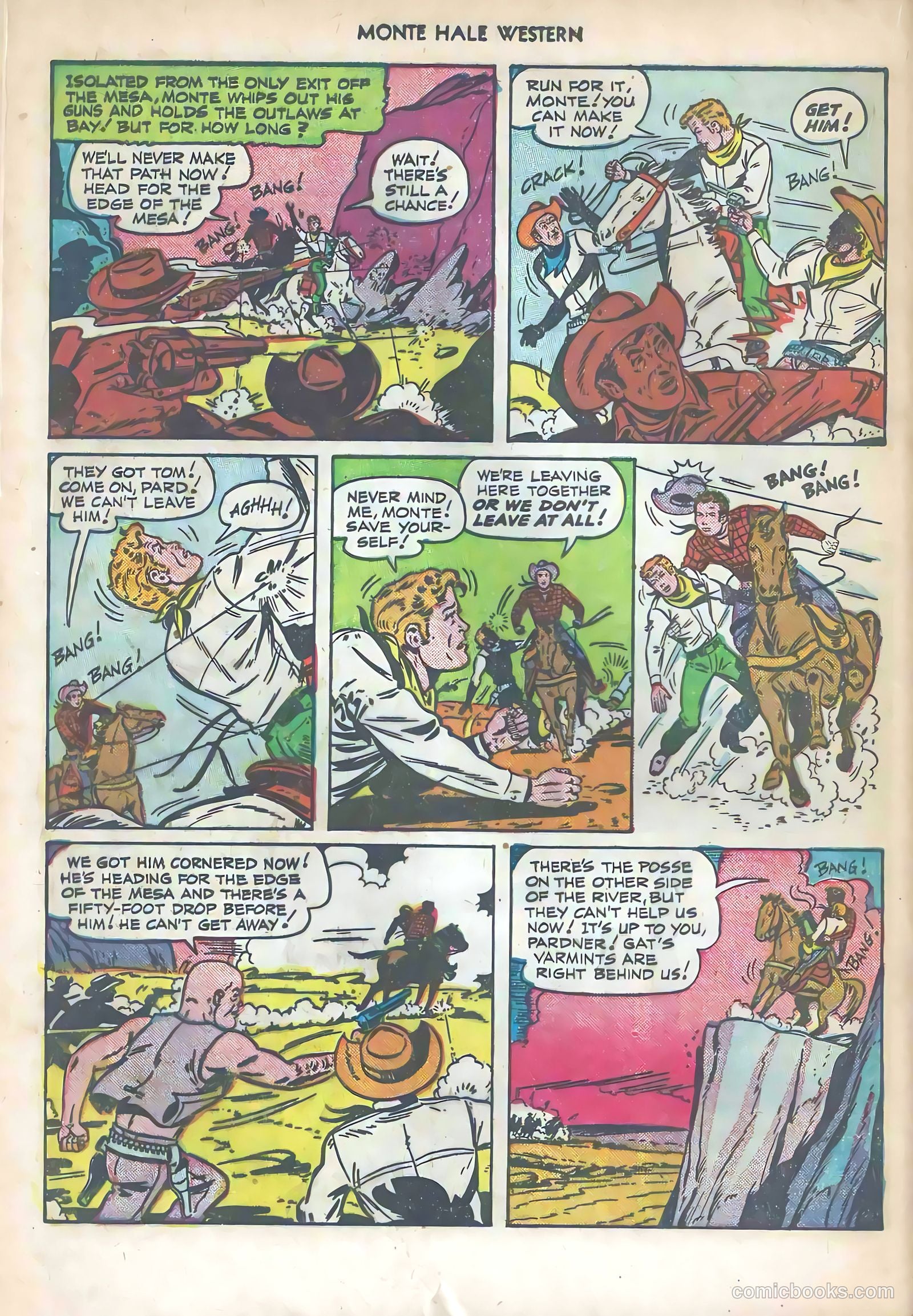 Monte Hale Western #57 (1951) — page 20 of 36
