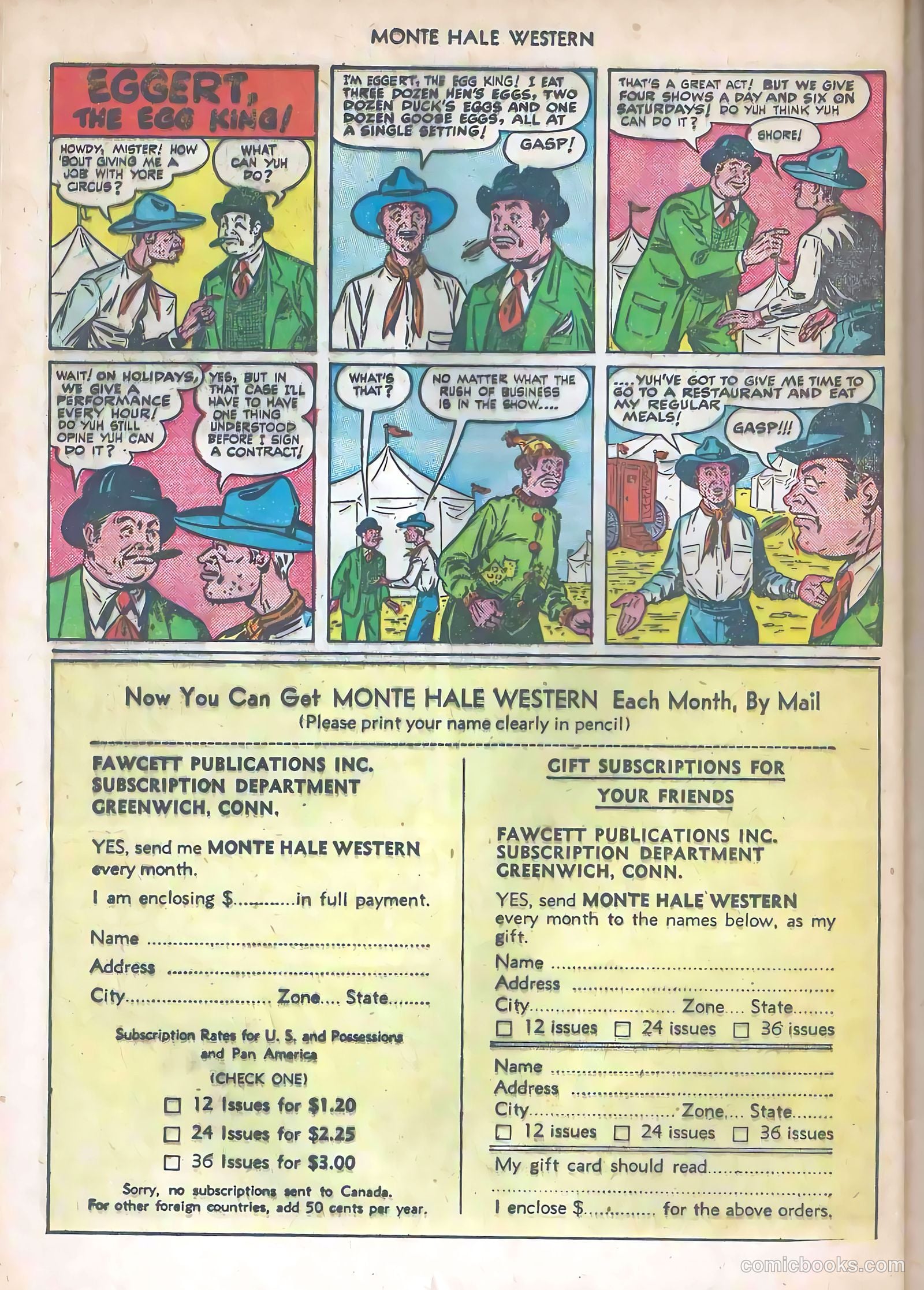 Monte Hale Western #57 (1951) — page 24 of 36