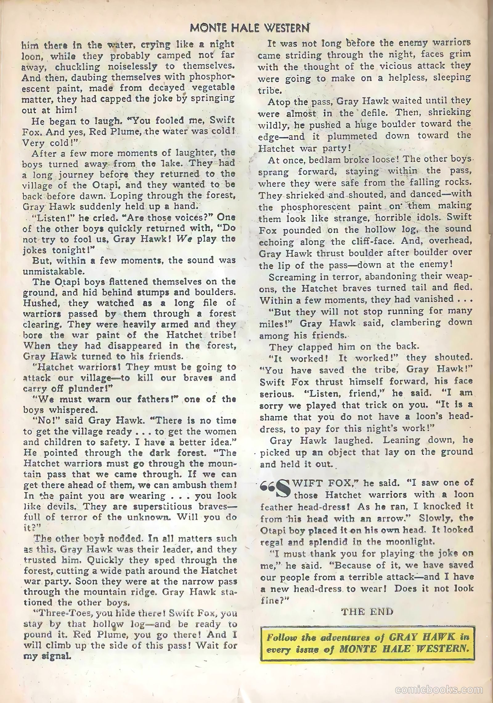 Monte Hale Western #57 (1951) — page 26 of 36