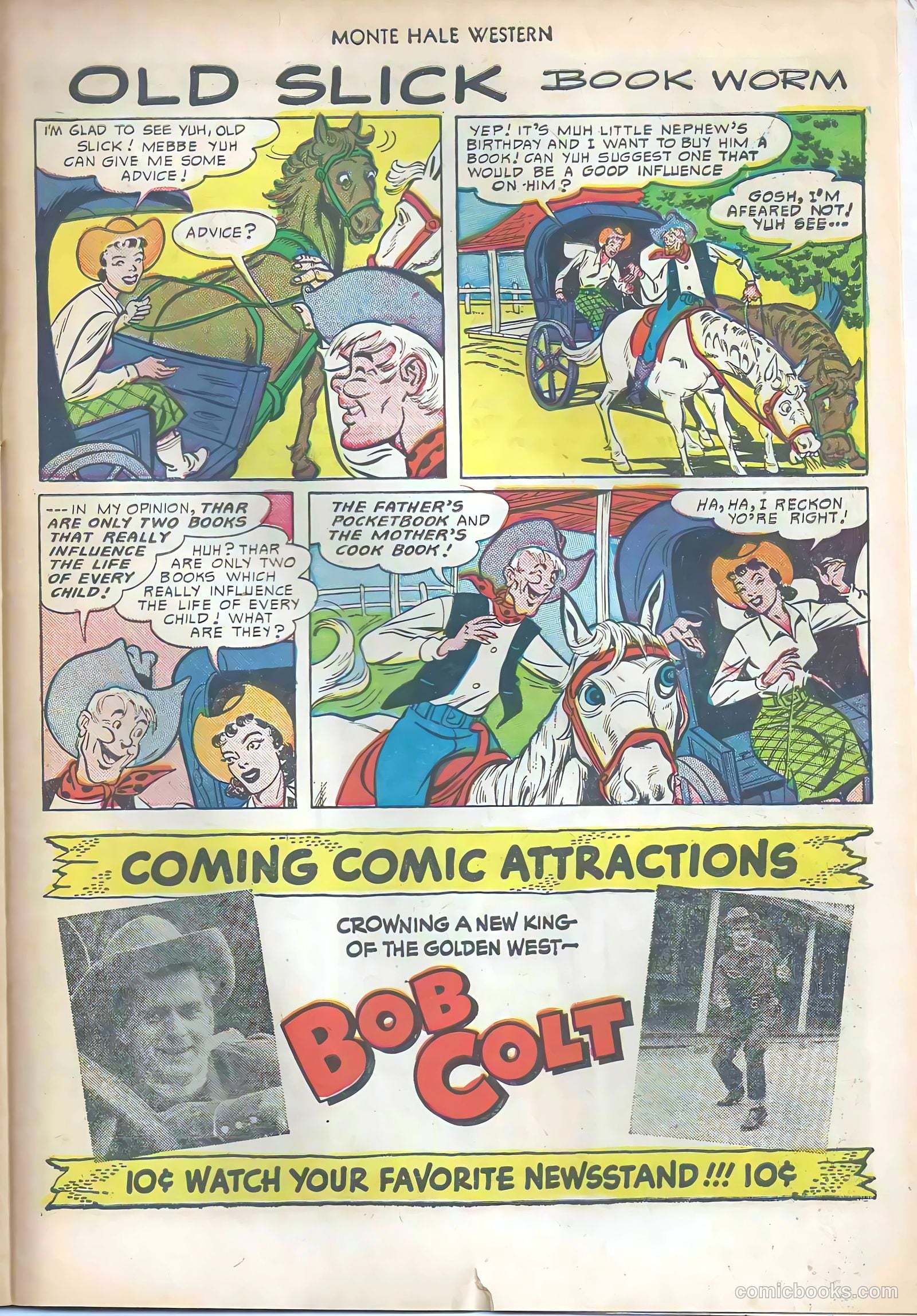 Monte Hale Western #57 (1951) — page 27 of 36