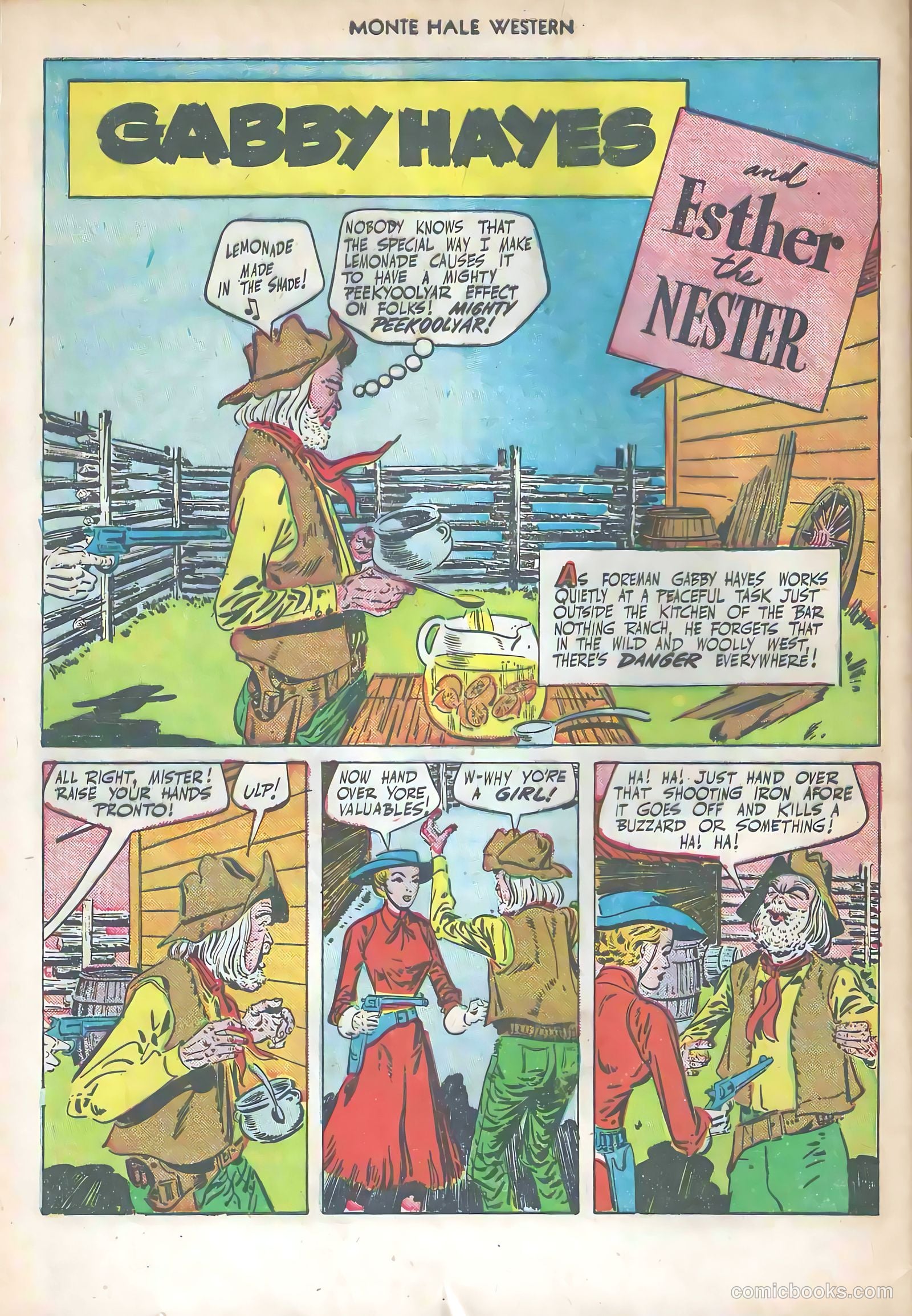 Monte Hale Western #57 (1951) — page 28 of 36