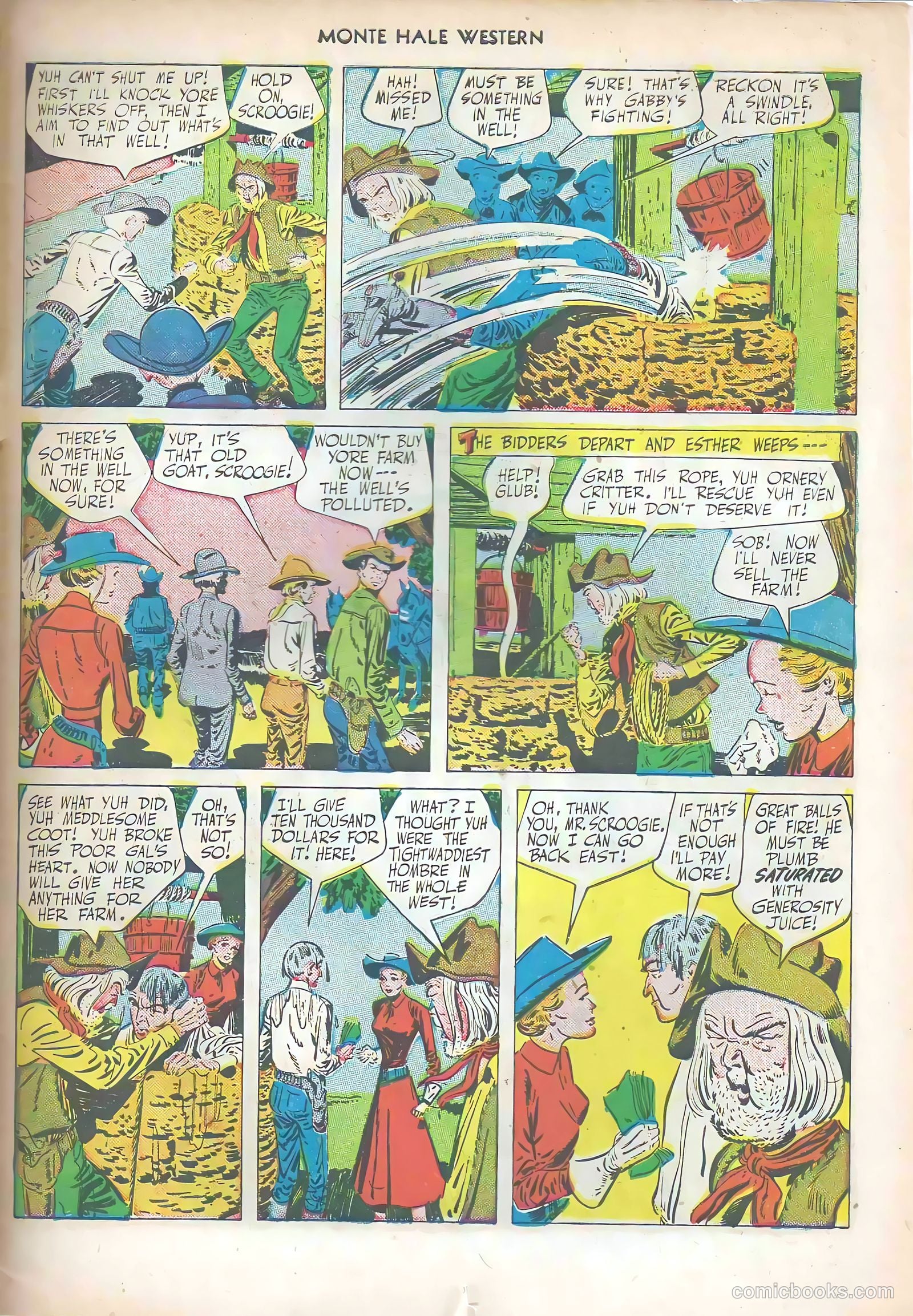 Monte Hale Western #57 (1951) — page 31 of 36