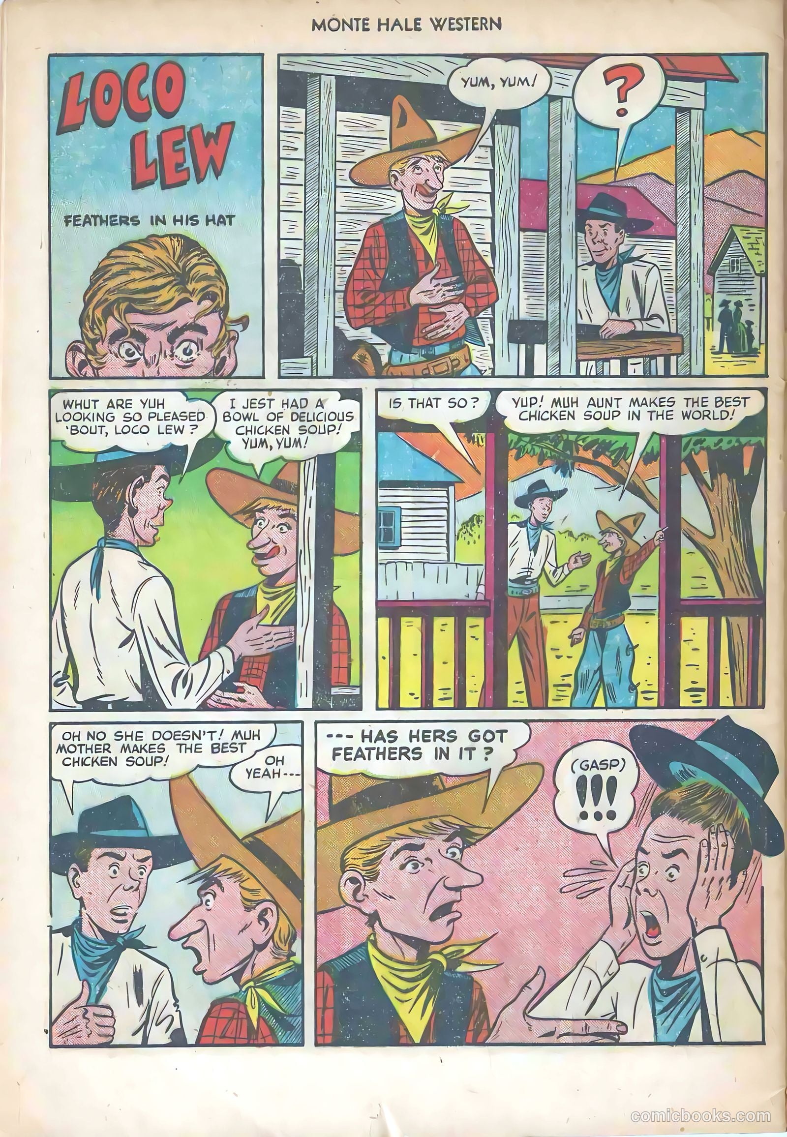 Monte Hale Western #57 (1951) — page 32 of 36