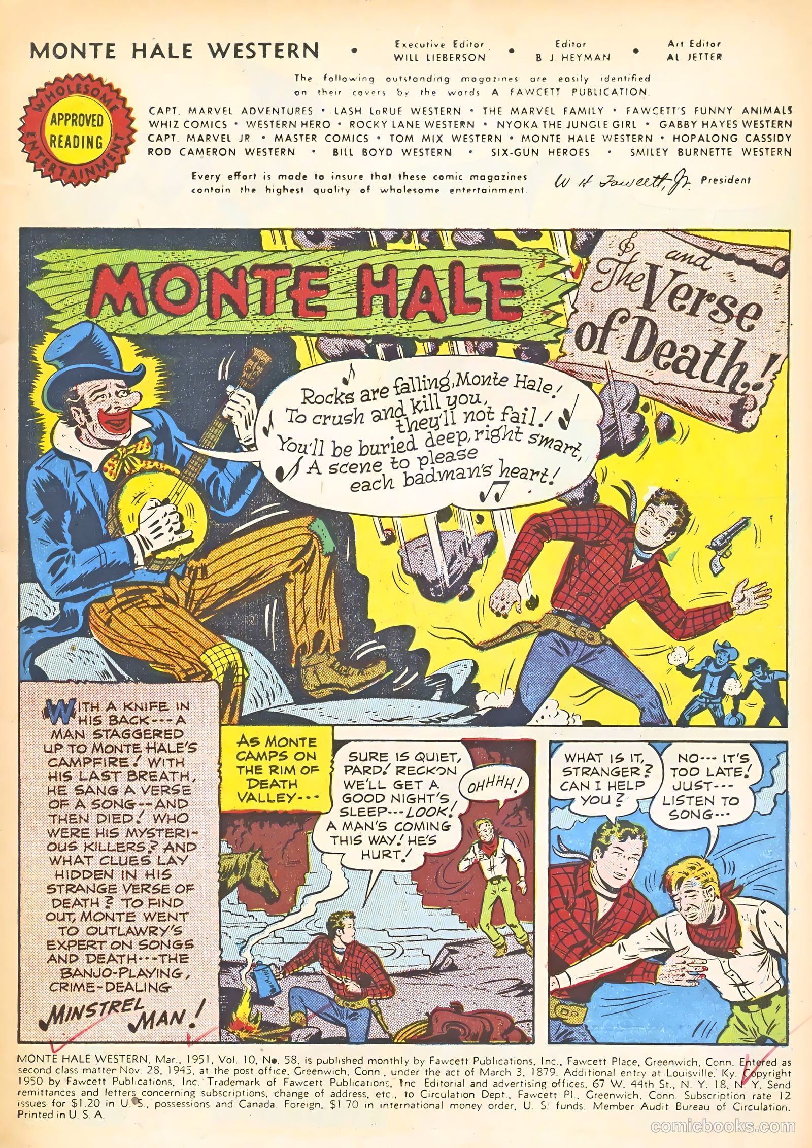 Monte Hale Western #58 (1951) — page 3 of 52